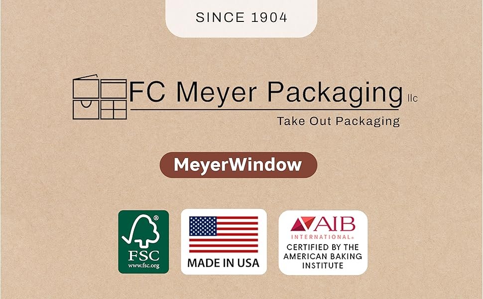 Grossiste de Cartons Kraft à Fenêtre pour Café, Boîtes en Papier Jetables pour Aliments à Emporter, Taille 7 3⁄4” x 5 1⁄2” x 3 1⁄2”, Logo Personnalisé, Fournisseur en Vrac, Pack de 15