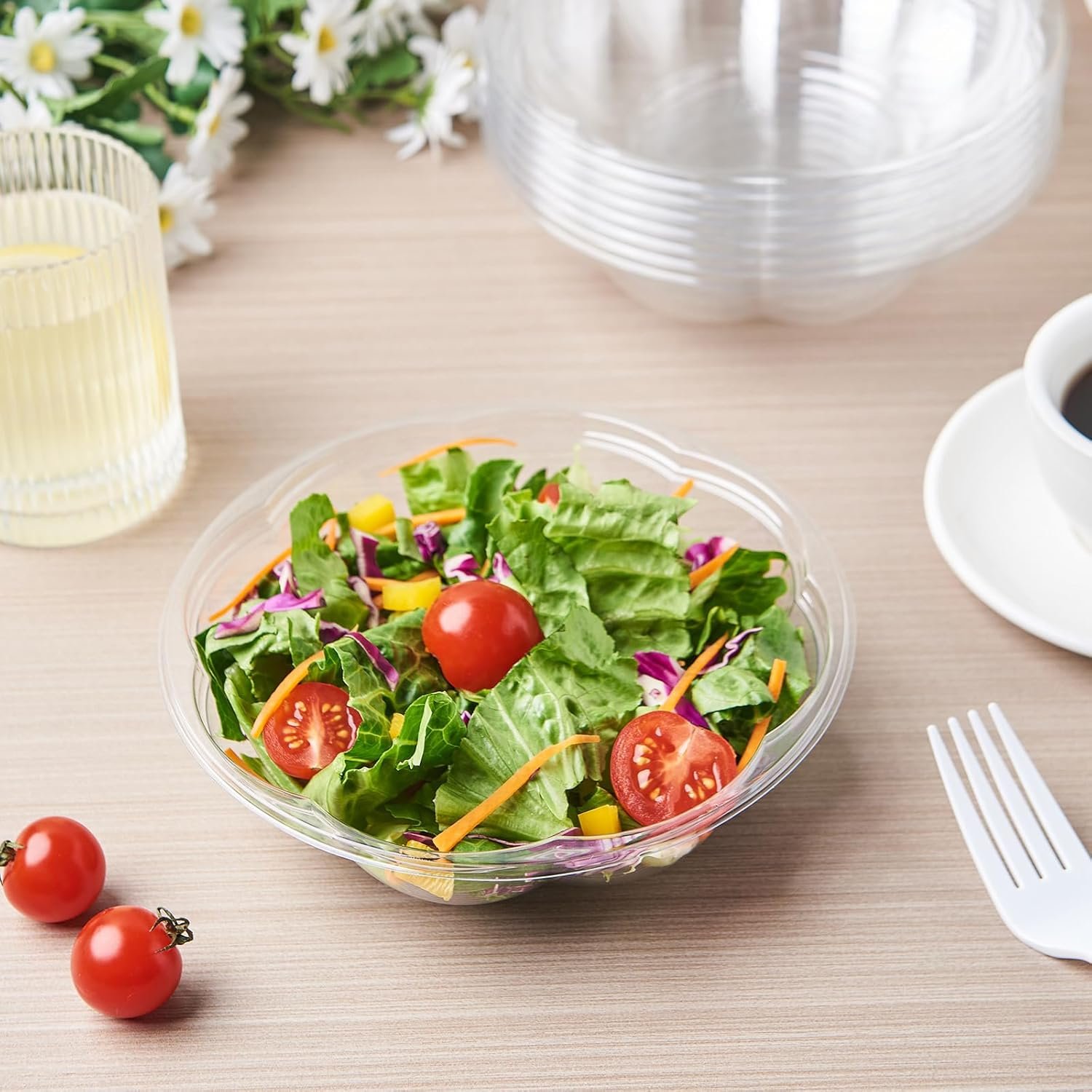 Grossiste de contenants à emporter, saladiers en plastique transparent de 50 ensembles de 18 oz avec couvercles hermétiques pour fruits, quinoa, déjeuner et préparation de repas, fournisseur de solutions de service en gros, OEM. Grossiste de contenants à emporter, saladiers en plastique transparent de 50 ensembles de 18 oz avec couvercles hermétiques pour fruits, quinoa, déjeuner et préparation de repas, fournisseur de solutions de service en gros, OEM.