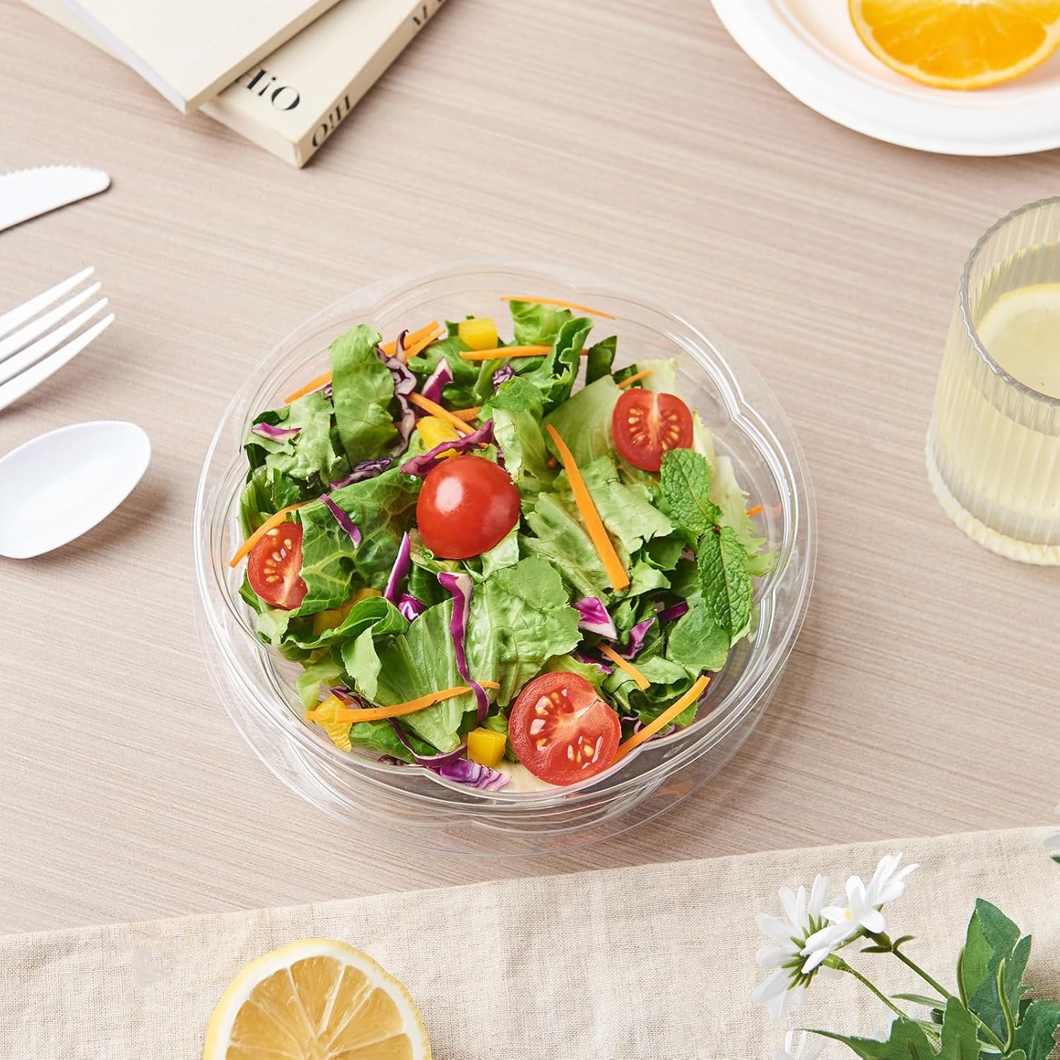 Grossiste de contenants à emporter, saladiers en plastique transparent de 50 ensembles de 18 oz avec couvercles hermétiques pour fruits, quinoa, déjeuner et préparation de repas, fournisseur de solutions de service en gros, OEM. Grossiste de contenants à emporter, saladiers en plastique transparent de 50 ensembles de 18 oz avec couvercles hermétiques pour fruits, quinoa, déjeuner et préparation de repas, fournisseur de solutions de service en gros, OEM.