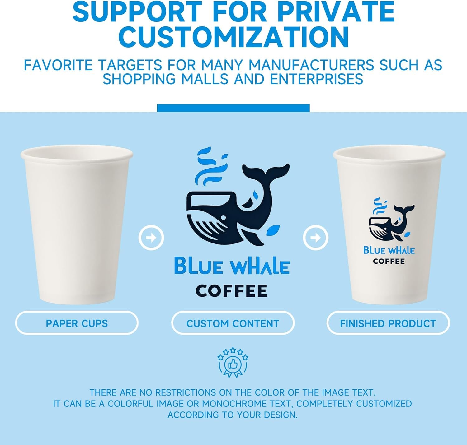 Grossiste 8 oz 12 oz 16 oz Gobelets en papier personnalisés, Marque Blanche avec logo/photo/texte, Fournisseur de gobelets jetables pour bureaux, fêtes et événements de mariage. Grossiste 8 oz 12 oz 16 oz Gobelets en papier personnalisés, Marque Blanche avec logo/photo/texte, Fournisseur de gobelets jetables pour bureaux, fêtes et événements de mariage.