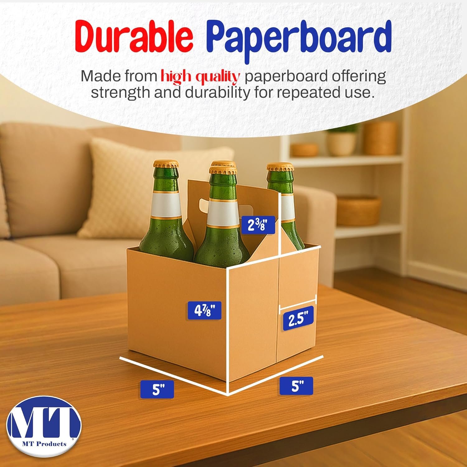 Grossiste porte-bouteilles jetable 12 oz pour transport - Personnalisation de logo disponible (Pack de 10) - Fabricant reconnu