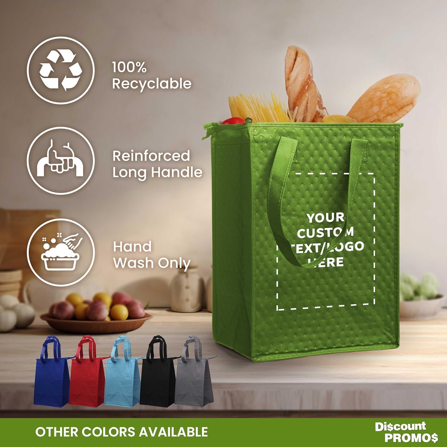 Grossiste Sac à déjeuner isotherme personnalisé avec logo, ensemble de 10/50/100, parfait pour les événements extérieurs, travail et voyages - Fabricant en vrac, couleur vert lime Grossiste Sac à déjeuner isotherme personnalisé avec logo, ensemble de 10/50/100, parfait pour les événements extérieurs, travail et voyages - Fabricant en vrac, couleur vert lime