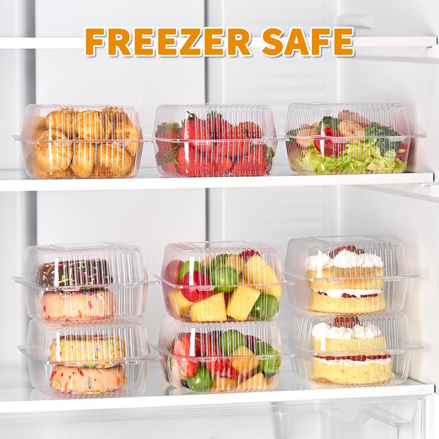 Grossiste Contenants Alimentaires Plastiques Clairs en Vrac, 50 Emballages Carrés avec Couvercles, Logo Personnalisé pour Desserts, Fruits, Salades, Sandwiches, Fabricant de Boîtes à Emporter Grossiste Contenants Alimentaires Plastiques Clairs en Vrac, 50 Emballages Carrés avec Couvercles, Logo Personnalisé pour Desserts, Fruits, Salades, Sandwiches, Fabricant de Boîtes à Emporter
