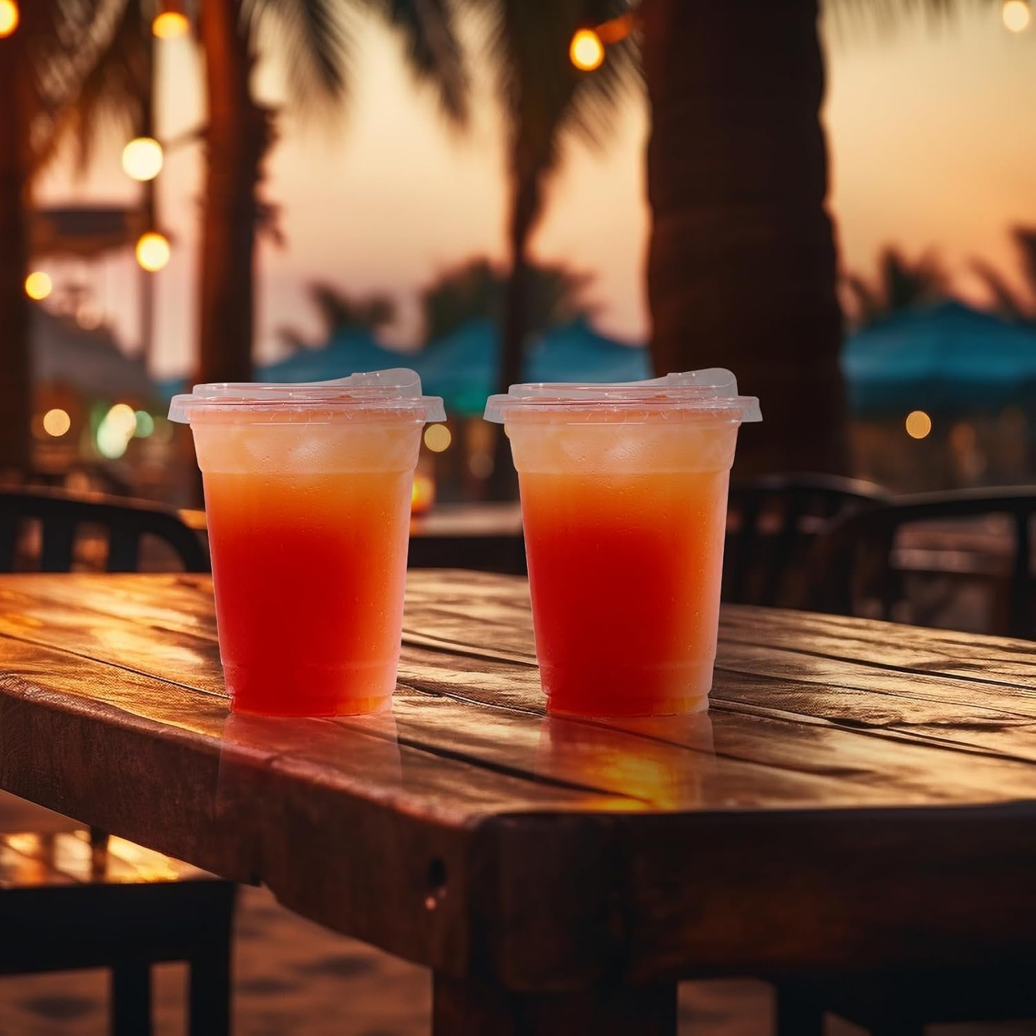 Grossiste de gobelets en plastique clair 12 OZ avec couvercles à bec sans paille, 200 ensembles, à emporter, pour café glacé, smoothies, soda, limonade, boisson froide, Fabricant proposant des solutions de Marque Blanche.