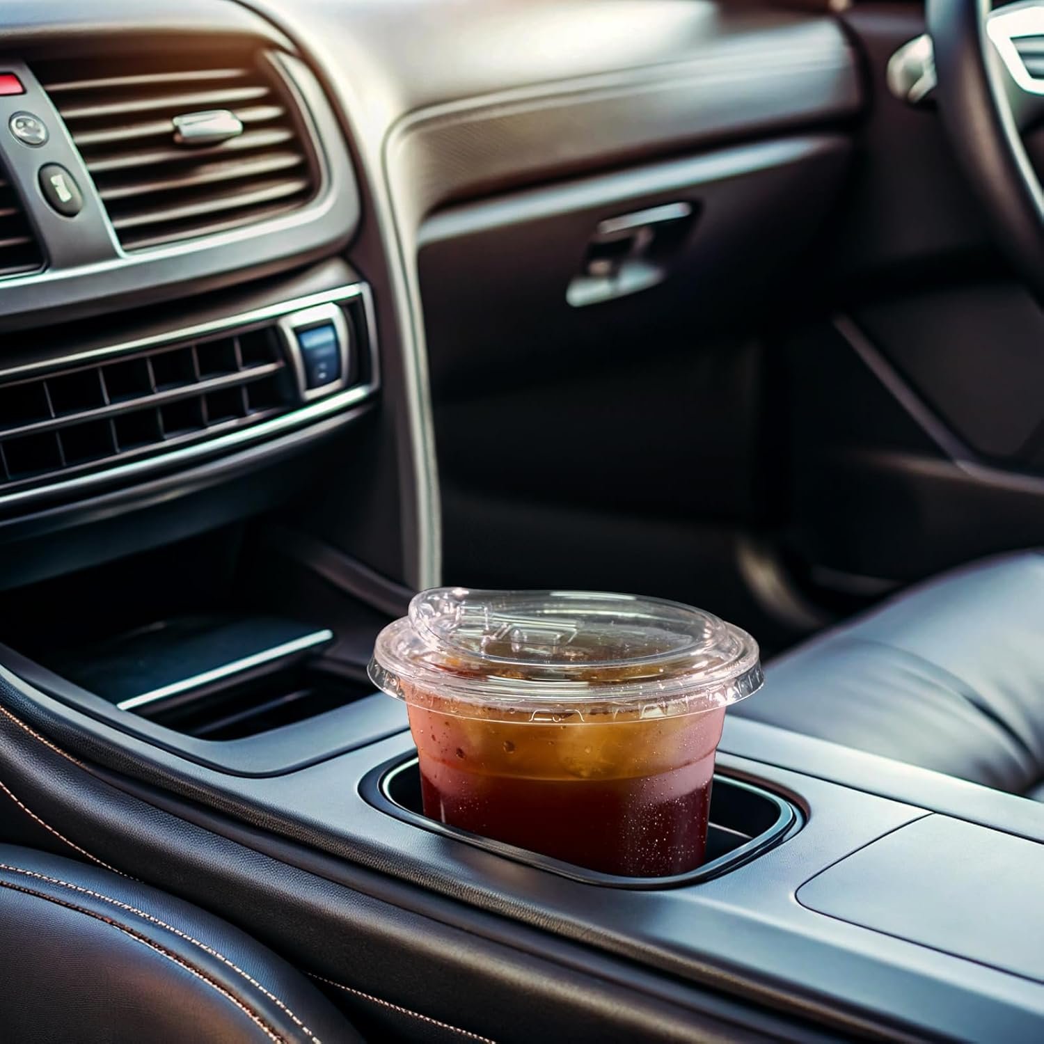 Grossiste de gobelets en plastique clair 12 OZ avec couvercles à bec sans paille, 200 ensembles, à emporter, pour café glacé, smoothies, soda, limonade, boisson froide, Fabricant proposant des solutions de Marque Blanche.