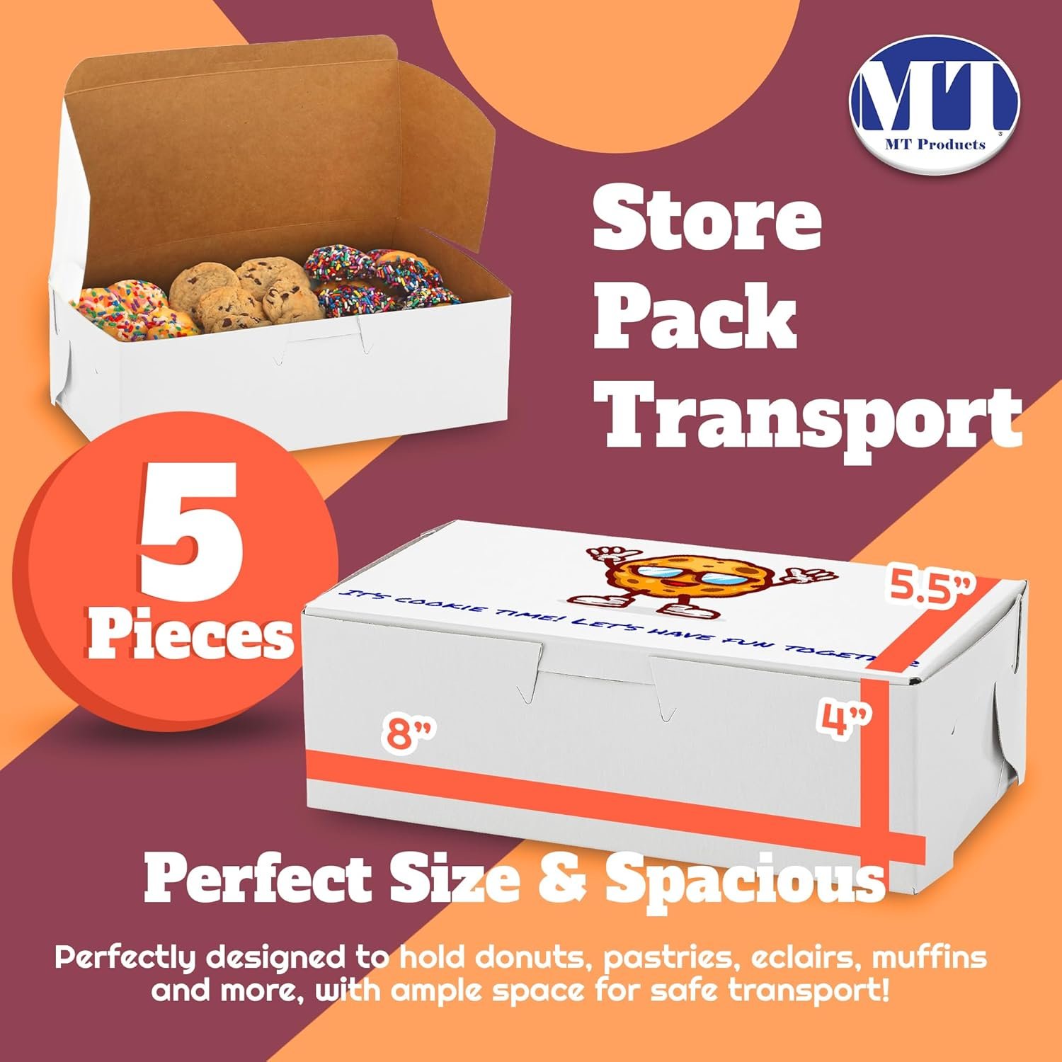 Grossiste en Boîtes à Pâtisserie Personnalisées - Boîtes à Cupcakes Blanches de 8