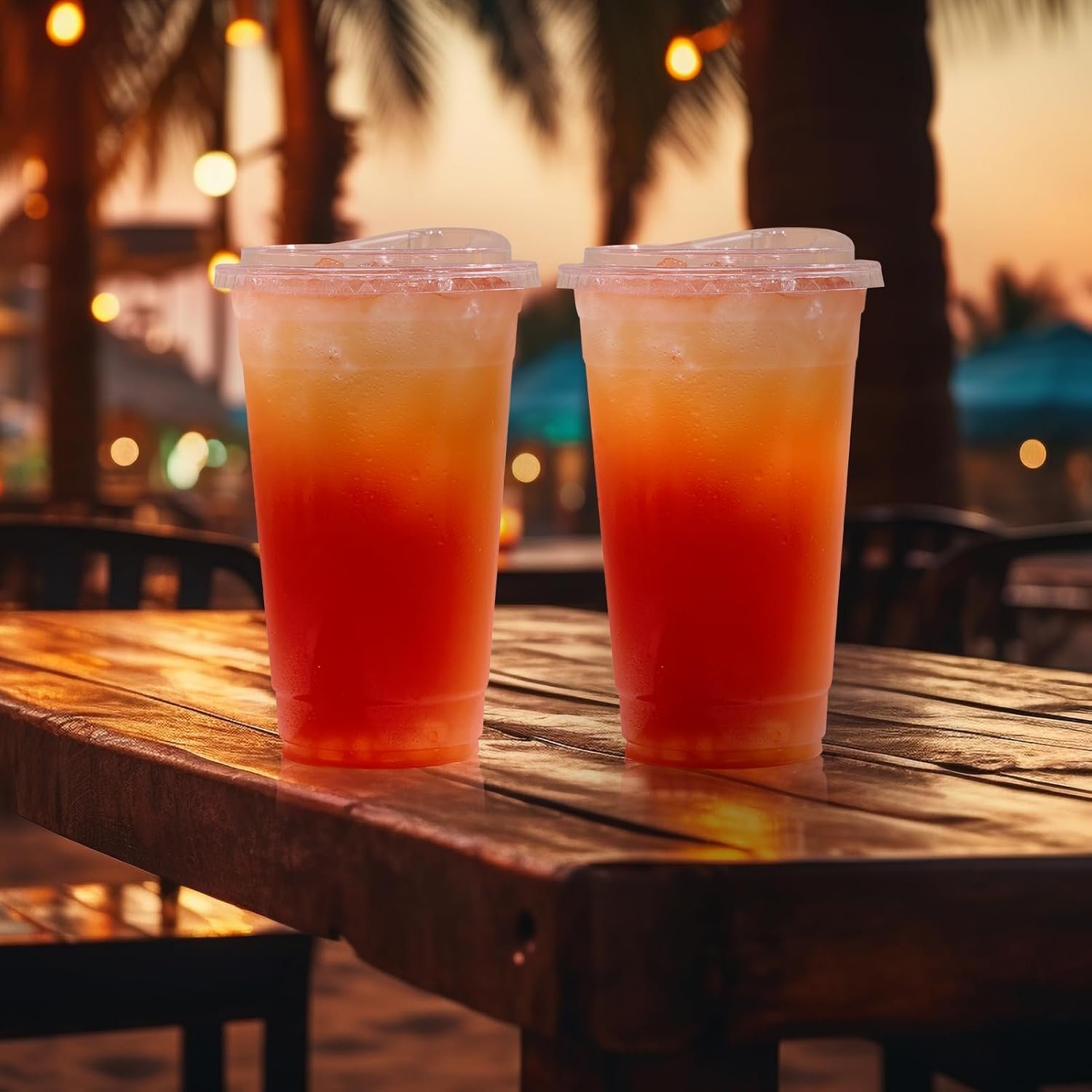 Grossiste gobelets en plastique transparents de 24 OZ avec couvercles sans paille, vente en gros pour café glacé, smoothies, soda, limonade, boissons froides, logo personnalisé, fabriqué par un fournisseur de confiance.