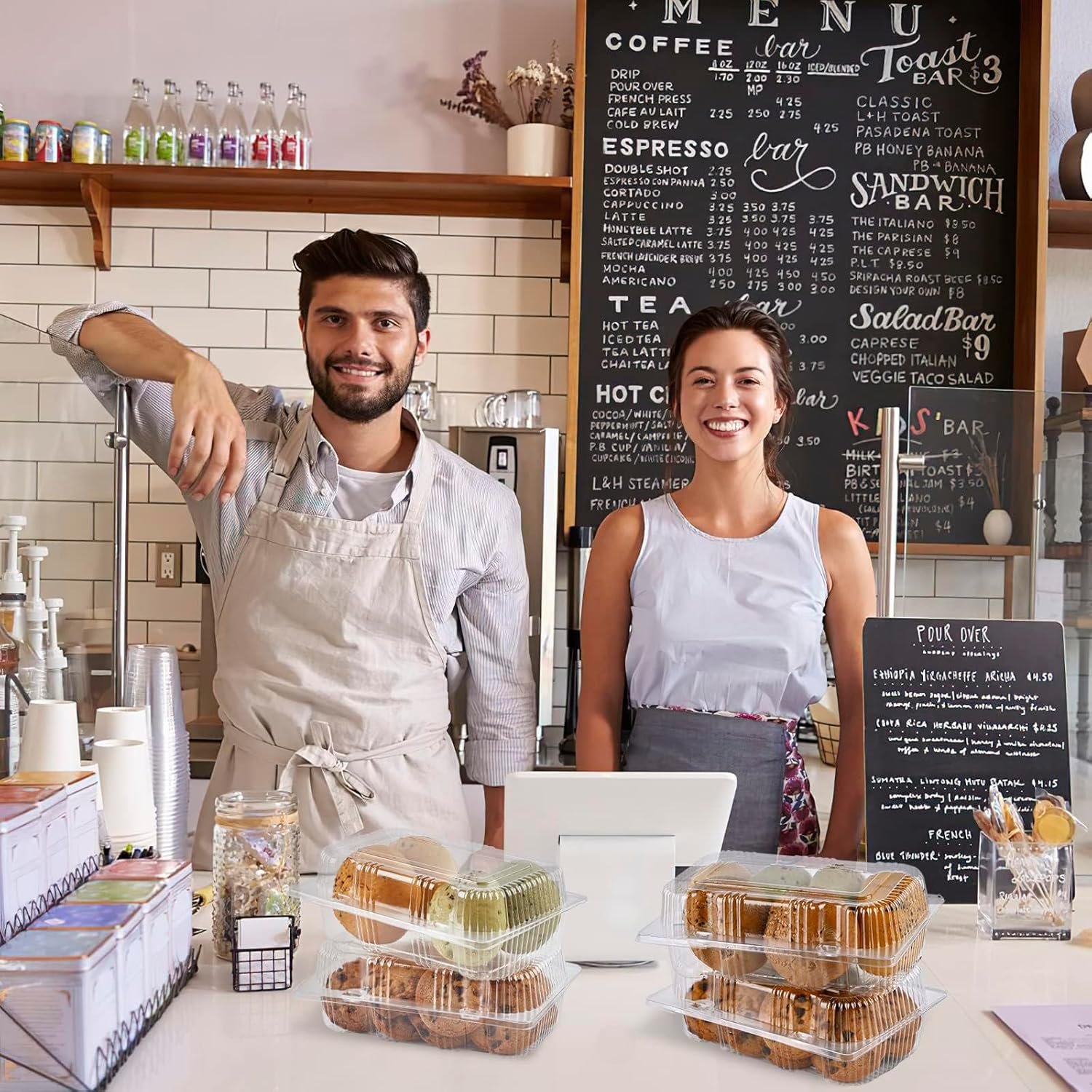 Grossiste Contenants alimentaires en plastique rigide à charnière 7,2x4,7x3 pouces avec couvercles transparents (40 pièces) - Vente en gros de boîtes à dessert, tranches de gâteaux, salades, pâtisseries et sandwiches - Fabricant reconnu Grossiste Contenants alimentaires en plastique rigide à charnière 7,2x4,7x3 pouces avec couvercles transparents (40 pièces) - Vente en gros de boîtes à dessert, tranches de gâteaux, salades, pâtisseries et sandwiches - Fabricant reconnu