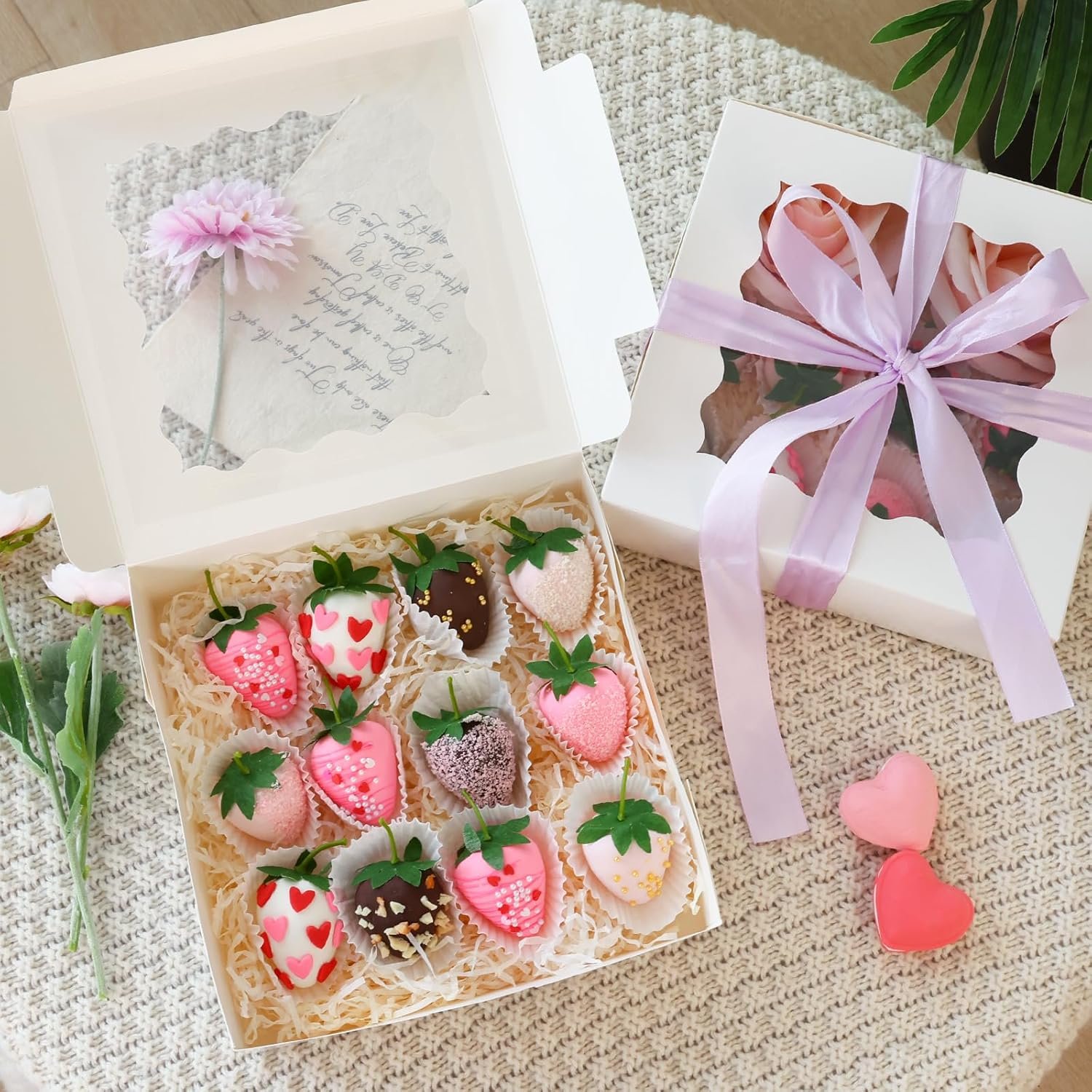 Grossiste en Vrac Boîtes à Gâteaux 30pcs 8x8x2.5 avec Fenêtre pour Donuts et Chocolats, Logo Personnalisé, Fabriquant de Contenants Blancs à Pâtisseries. Grossiste en Vrac Boîtes à Gâteaux 30pcs 8x8x2.5 avec Fenêtre pour Donuts et Chocolats, Logo Personnalisé, Fabriquant de Contenants Blancs à Pâtisseries.