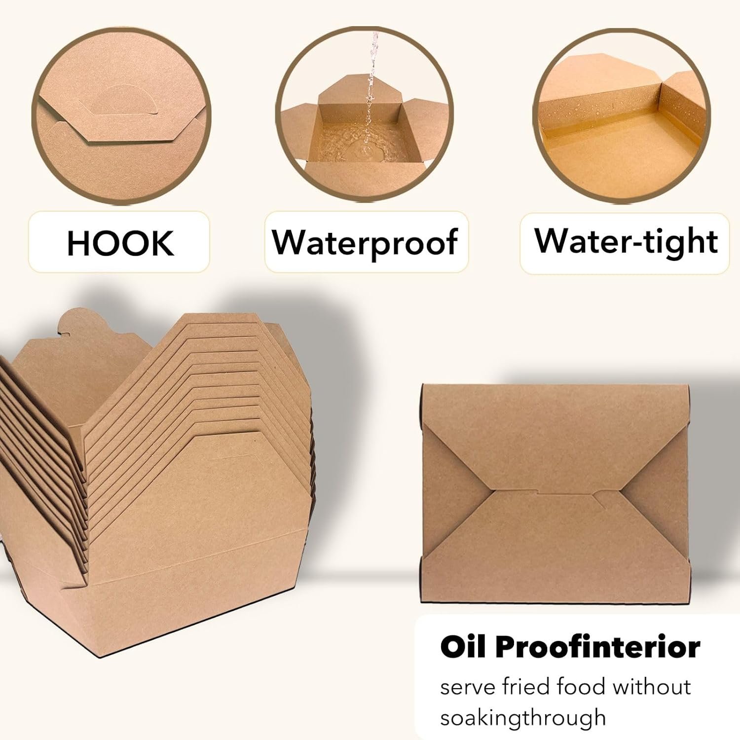 Grossiste 70Oz 50Pcs Contenants Alimentaires Jetables, Fournisseur de Boîtes en Kraft à Emporter Microwavable et Réfrigérateur, Logo Personnalisé (70OZ-50PACK) Grossiste 70Oz 50Pcs Contenants Alimentaires Jetables, Fournisseur de Boîtes en Kraft à Emporter Microwavable et Réfrigérateur, Logo Personnalisé (70OZ-50PACK)