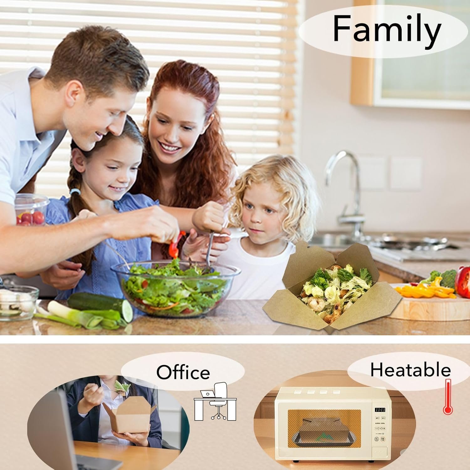 Grossiste 70Oz 50Pcs Contenants Alimentaires Jetables, Fournisseur de Boîtes en Kraft à Emporter Microwavable et Réfrigérateur, Logo Personnalisé (70OZ-50PACK) Grossiste 70Oz 50Pcs Contenants Alimentaires Jetables, Fournisseur de Boîtes en Kraft à Emporter Microwavable et Réfrigérateur, Logo Personnalisé (70OZ-50PACK)