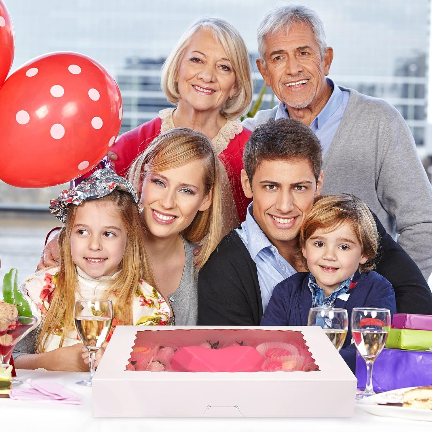 Grossiste en boîtes à pâtisserie avec fenêtre, 20-Pack 16