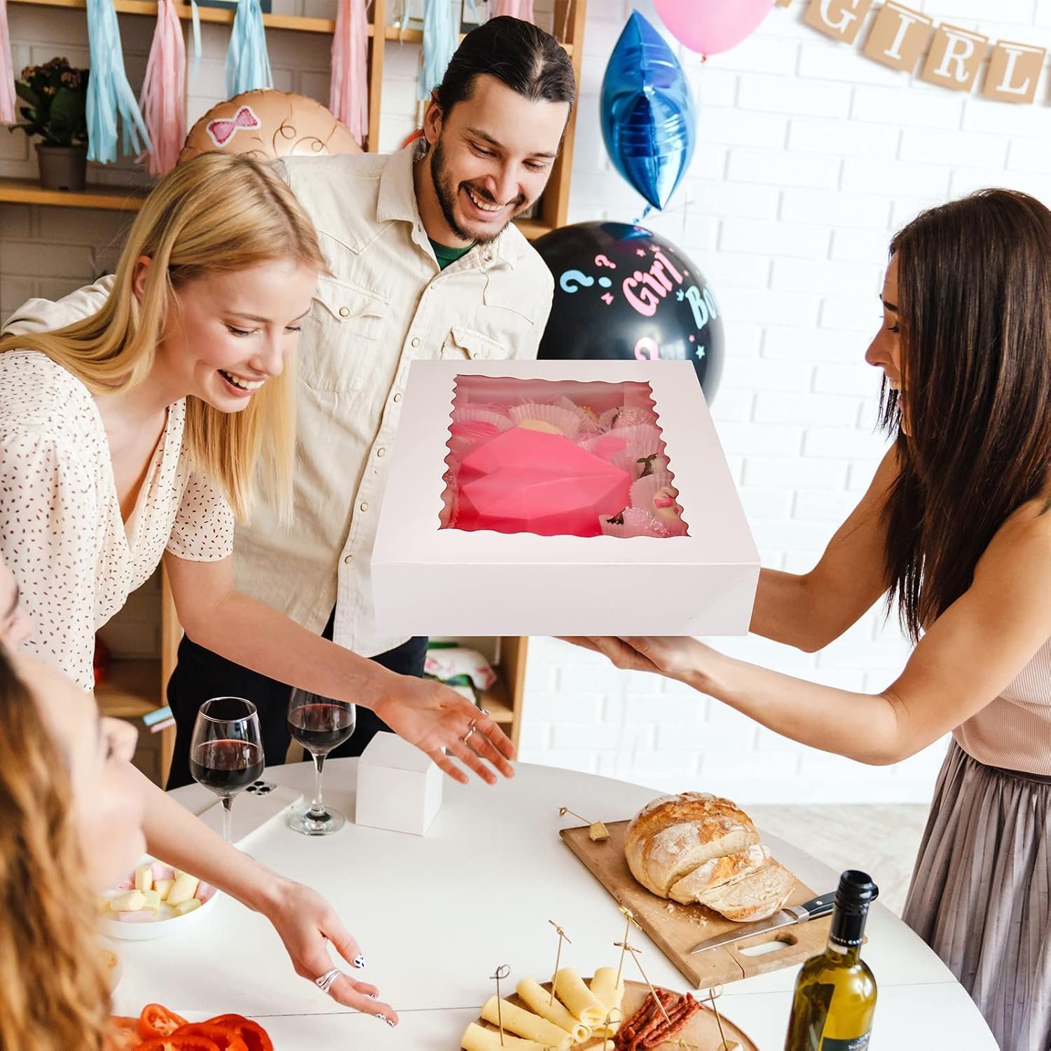 Grossiste en boîtes à pâtisserie avec fenêtre, 20-Pack 16