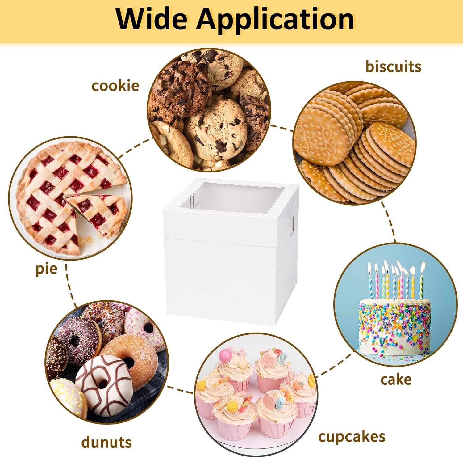 Grossiste Boîtes à Gâteaux 5 pièces 8 pouces, Conteneurs de Boulangerie avec Grande Fenêtre, Transporteur de Gâteau Blanc 8 pouces, Boîtes Jetables pour Halloween Anniversaire, Cupcake Cookie Tarte Pâtisserie (8x8x8 pouces) - Fabricant de Logo Personnalisé, Vente en Gros. Grossiste Boîtes à Gâteaux 5 pièces 8 pouces, Conteneurs de Boulangerie avec Grande Fenêtre, Transporteur de Gâteau Blanc 8 pouces, Boîtes Jetables pour Halloween Anniversaire, Cupcake Cookie Tarte Pâtisserie (8x8x8 pouces) - Fabricant de Logo Personnalisé, Vente en Gros.