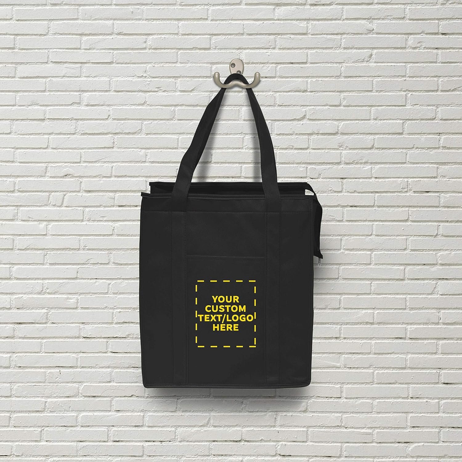 Grossiste Sac Isotherme Non-tissé Personnalisé Ensemble de 10, Idéal pour Camping et Plage, Reutilisable - Fabricant en Vrac de Sacs noirs avec Logo Personnalisé