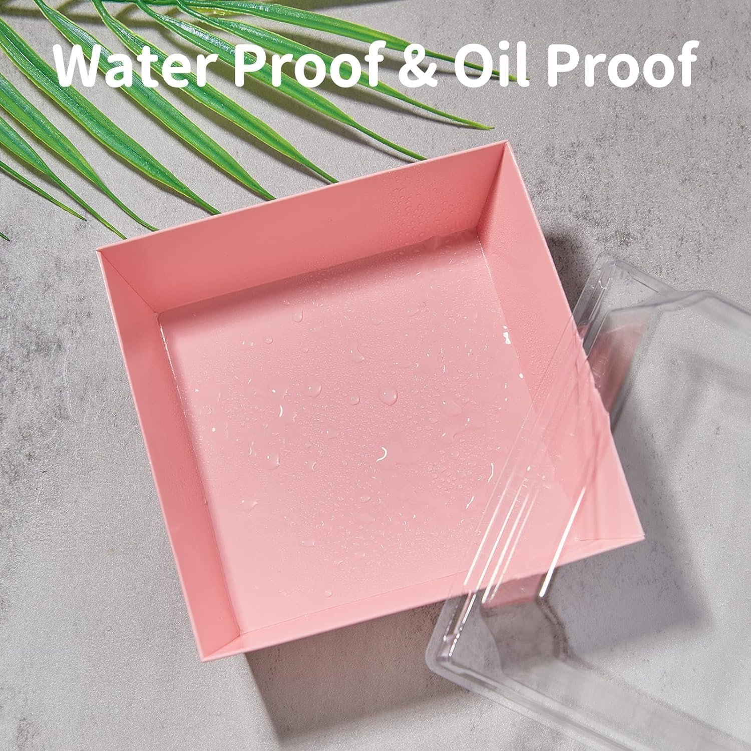 Grossiste en Vrac : Boîtes à Charcuterie Jetables Roses de 4 pouces avec Couvercles Clairs pour Cookies, Tranches de Gâteau, Mini Gâteaux, et Fraises en Chocolat - OEM Fournisseur de Boîtes à Desserts