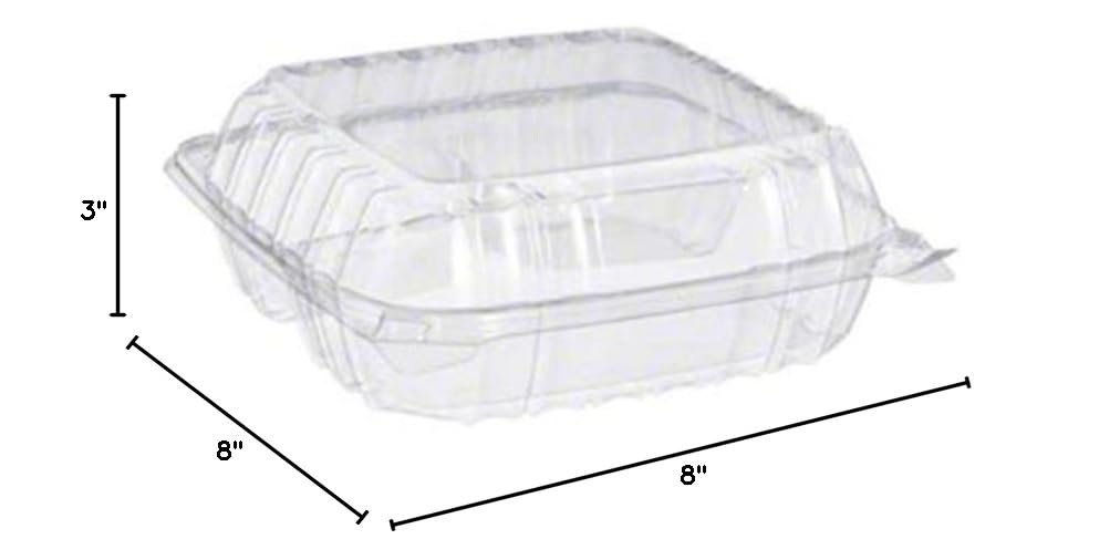 Grossiste en Vrac Conteneur Alimentaire en Plastique Transparent à Charnières 8