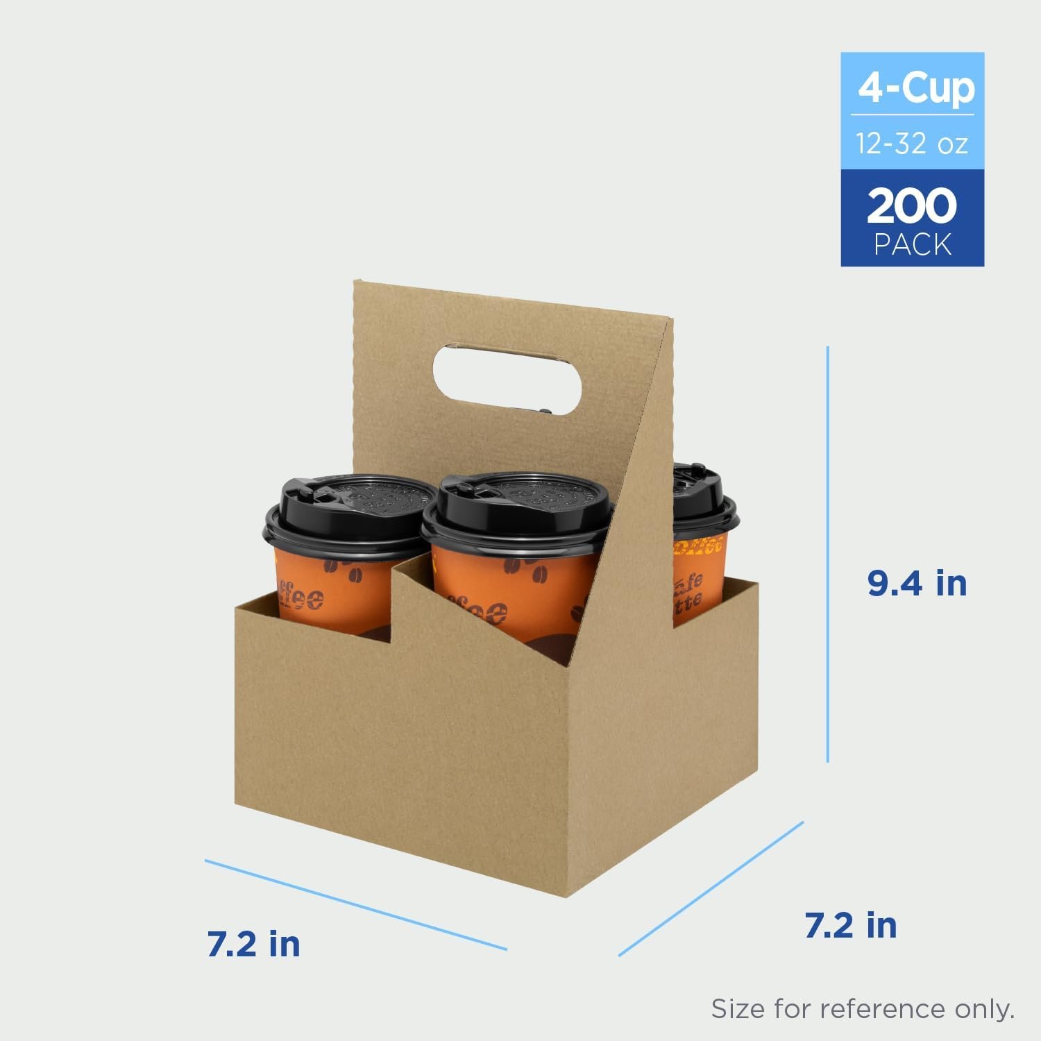 Grossiste transporteur de boissons en papier Kraft avec poignée - Support solide pour tasses à café de 12 à 32 oz, adapté aux boissons chaudes et froides - Personnalisation de logo, écologique et jetable, contenant 4 tasses - Fabricant fiable. Grossiste transporteur de boissons en papier Kraft avec poignée - Support solide pour tasses à café de 12 à 32 oz, adapté aux boissons chaudes et froides - Personnalisation de logo, écologique et jetable, contenant 4 tasses - Fabricant fiable.