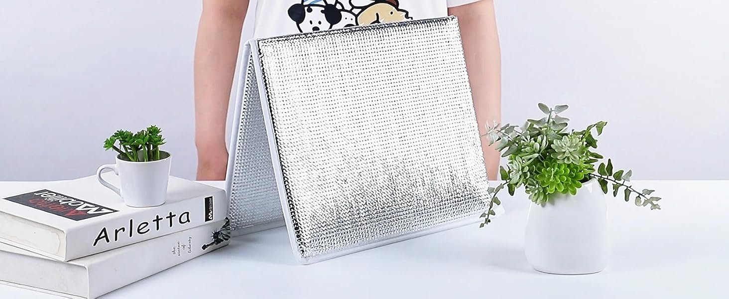 Grossiste Sac Isotherme pour Livraison Alimentaire, Grande Capacité Reusable Thermal Cooler - Sac pour Catering et Livraison, Transporteur de Pizza pour Événements, Gardez les Aliments Chauds/Froids, Fabricant (Noir avec Bord Rouge, 1PK) OEM