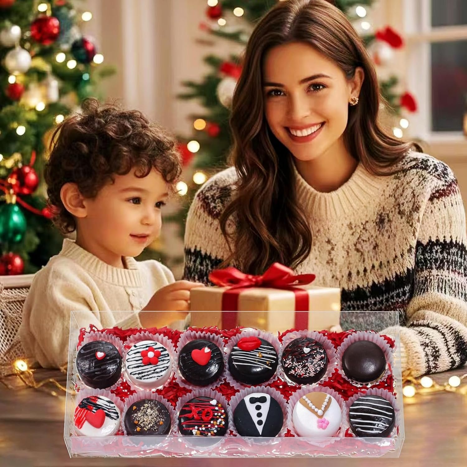 Grossiste boîtes transparentes pour fraises 12x5x2 pouces, Logo Personnalisé cookies et cadeaux pour fêtes, Vente en Gros 12PCS