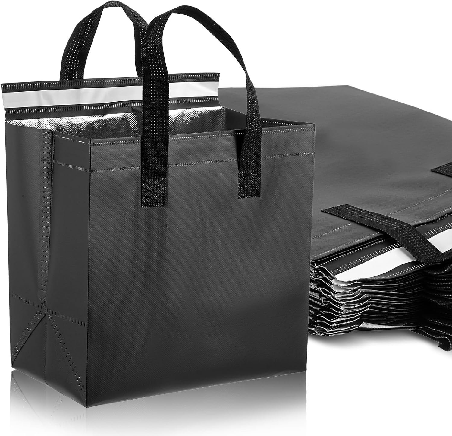 Insulated Take Away Bags en Vrac pour Livraison de Nourriture 20 Pack - Fabricant de Sacs Thermiques 9,4 x 5,9 x 9,4 pouces pour Café, Thé, Fruits de Mer, Pizza - Logo Personnalisé pour Restaurants et Traiteurs Insulated Take Away Bags en Vrac pour Livraison de Nourriture 20 Pack - Fabricant de Sacs Thermiques 9,4 x 5,9 x 9,4 pouces pour Café, Thé, Fruits de Mer, Pizza - Logo Personnalisé pour Restaurants et Traiteurs