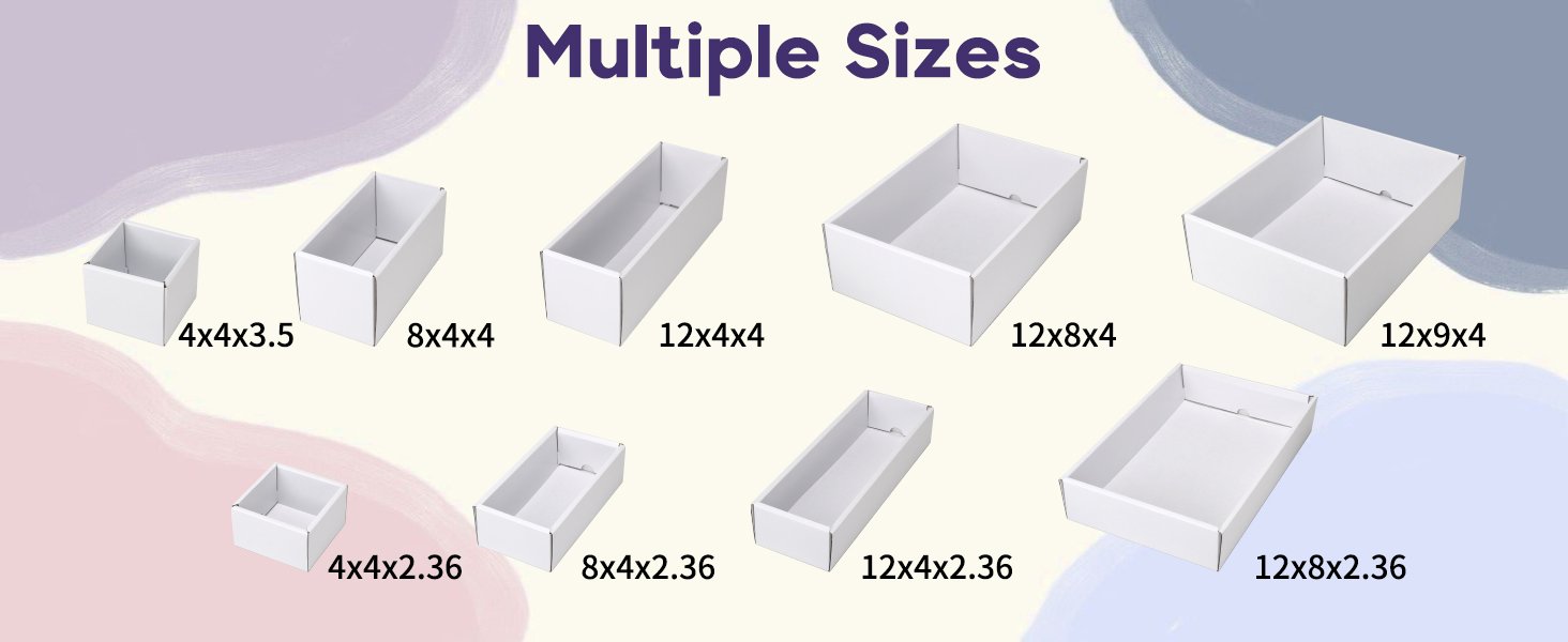 Organisateurs de tiroir en carton blanc robustes 20 PCS 12x9x4, grossiste pour solutions de rangement minimalistes, logo personnalisé idéal pour cuisines, garde-manger, bureaux, salles de classe, vente en gros.