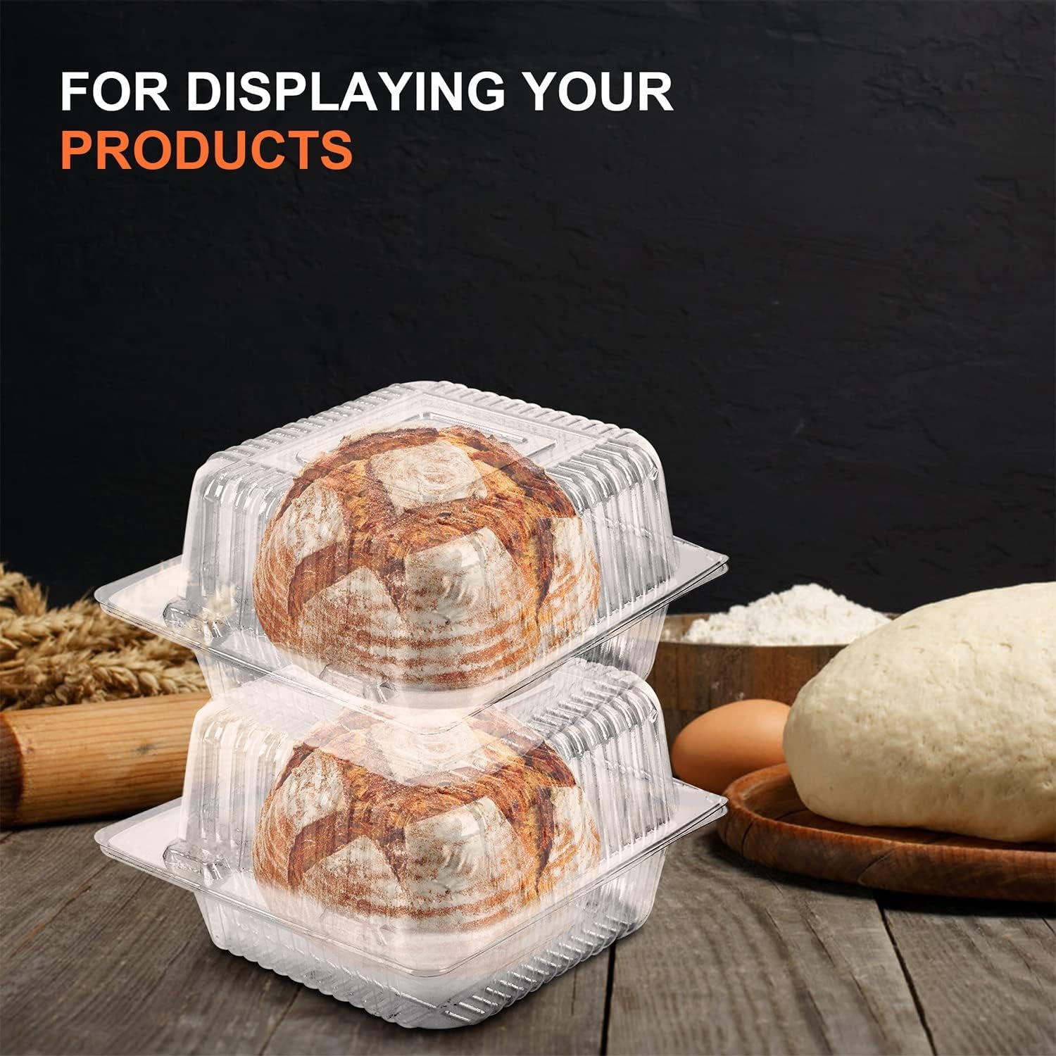 Grossiste Contenants Clairs en Plastique à Emporter, 100 Pcs, Fournisseur de Conteneurs à Coquille Jetables pour Desserts, Salades, Pâtes, Sandwiches (5x4,7x2,8 in) avec Logo Personnalisé. Grossiste Contenants Clairs en Plastique à Emporter, 100 Pcs, Fournisseur de Conteneurs à Coquille Jetables pour Desserts, Salades, Pâtes, Sandwiches (5x4,7x2,8 in) avec Logo Personnalisé.
