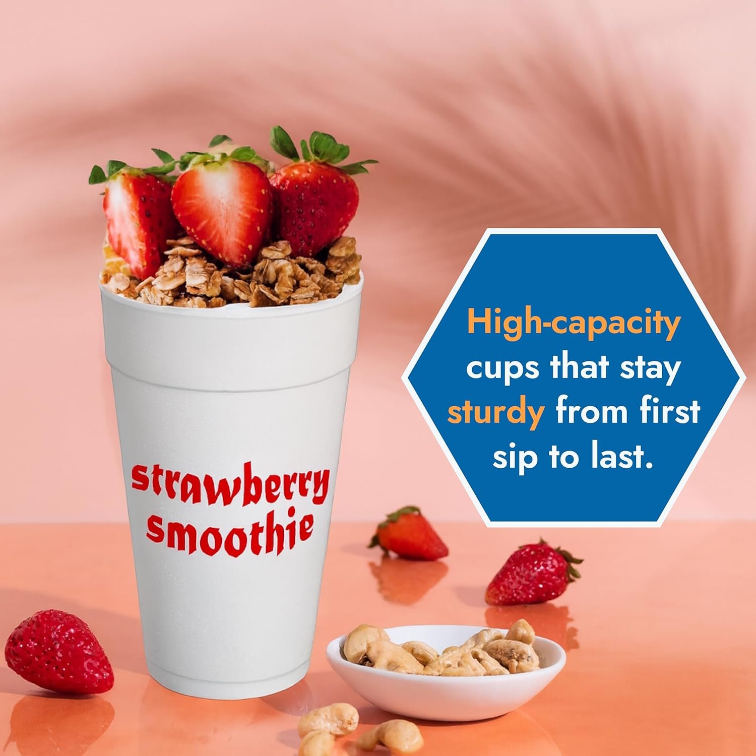 Grossiste en gobelets en mousse personnalisables de 20 oz – Gobelets jetables avec logo personnalisé ou texte sur mesure pour événements, mariages, et entreprises | Fabricant de gobelets en styromousse en vrac.