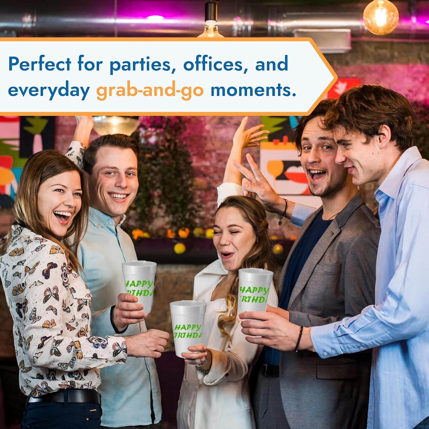 Grossiste en gobelets en mousse personnalisables de 20 oz – Gobelets jetables avec logo personnalisé ou texte sur mesure pour événements, mariages, et entreprises | Fabricant de gobelets en styromousse en vrac.