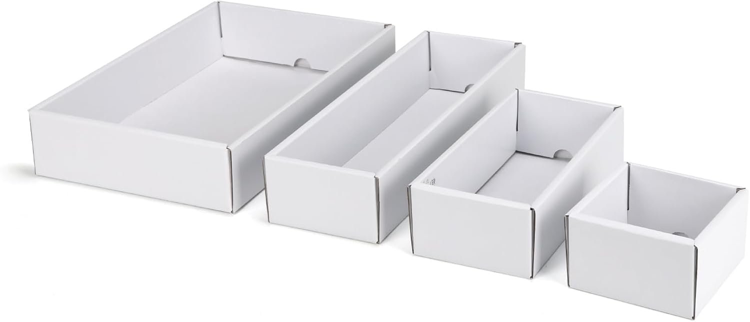30 PCS Organisateurs de Tiroir en Carton Blanc Robuste, Grossiste en Bins de Rangement Minimalistes pour Bureau, Cuisine, Placard, Personnalisation de Logo DIY, Fabricant de Solutions de Rangement en Vrac. 30 PCS Organisateurs de Tiroir en Carton Blanc Robuste, Grossiste en Bins de Rangement Minimalistes pour Bureau, Cuisine, Placard, Personnalisation de Logo DIY, Fabricant de Solutions de Rangement en Vrac.