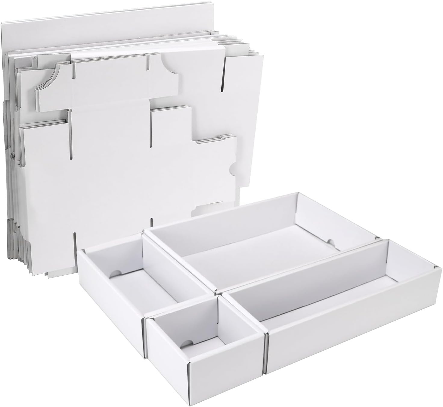 30 PCS Organisateurs de Tiroir en Carton Blanc Robuste, Grossiste en Bins de Rangement Minimalistes pour Bureau, Cuisine, Placard, Personnalisation de Logo DIY, Fabricant de Solutions de Rangement en Vrac. 30 PCS Organisateurs de Tiroir en Carton Blanc Robuste, Grossiste en Bins de Rangement Minimalistes pour Bureau, Cuisine, Placard, Personnalisation de Logo DIY, Fabricant de Solutions de Rangement en Vrac.