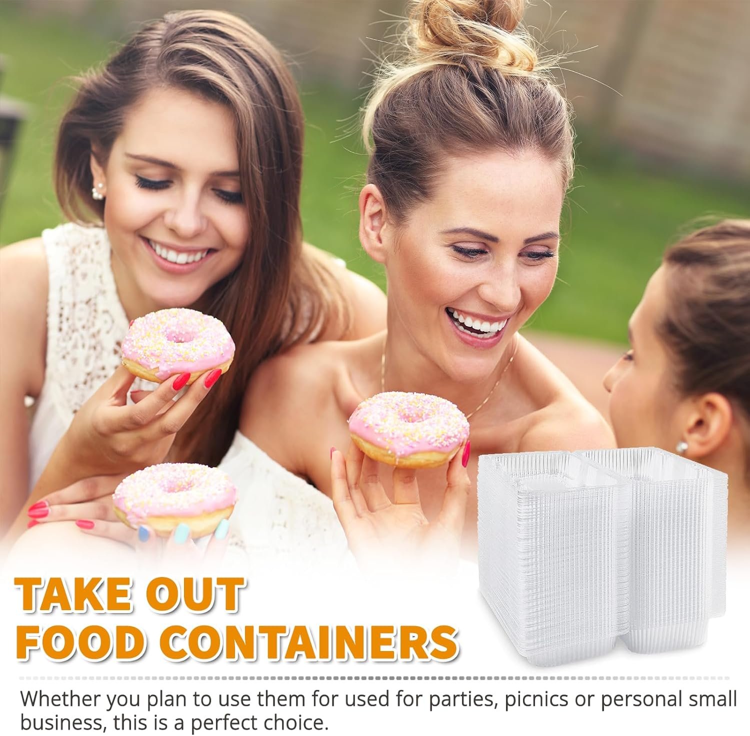 Grossiste conteneurs alimentaires en plastique transparent avec couvercles, 40 unités, conteneurs à emporter solides, fabricés pour desserts, morceaux de gâteau, sandwichs, salades et biscuits (7,2 × 4,7 × 3 pouces), OEM disponible. Grossiste conteneurs alimentaires en plastique transparent avec couvercles, 40 unités, conteneurs à emporter solides, fabricés pour desserts, morceaux de gâteau, sandwichs, salades et biscuits (7,2 × 4,7 × 3 pouces), OEM disponible.