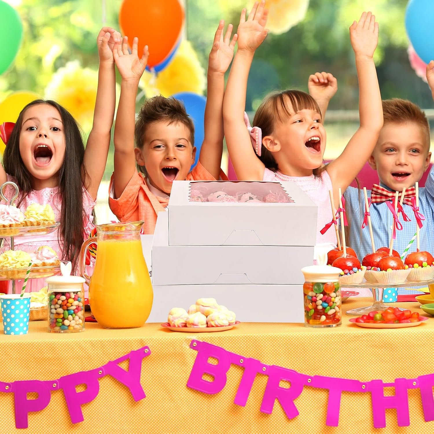 Grossiste en Vrac : Boîtes à tarte avec fenêtre, 20 pièces, 9