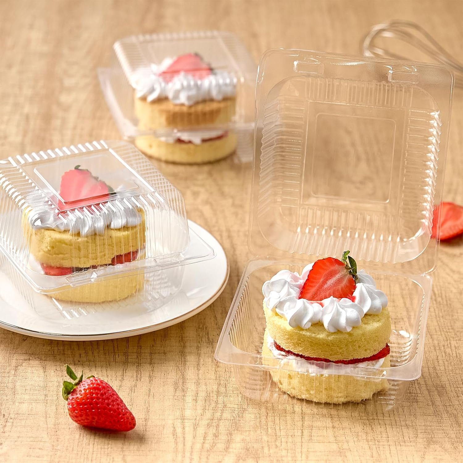 Grossiste Contenants Alimentaires Plastiques Clairs 100 Pack, Boîtes à Emporter avec Couvercles Hinge pour Gâteaux, Desserts, Fruits, Salades et Sandwiches, Fabricant en Vrac pour Logo Personnalisé Grossiste Contenants Alimentaires Plastiques Clairs 100 Pack, Boîtes à Emporter avec Couvercles Hinge pour Gâteaux, Desserts, Fruits, Salades et Sandwiches, Fabricant en Vrac pour Logo Personnalisé