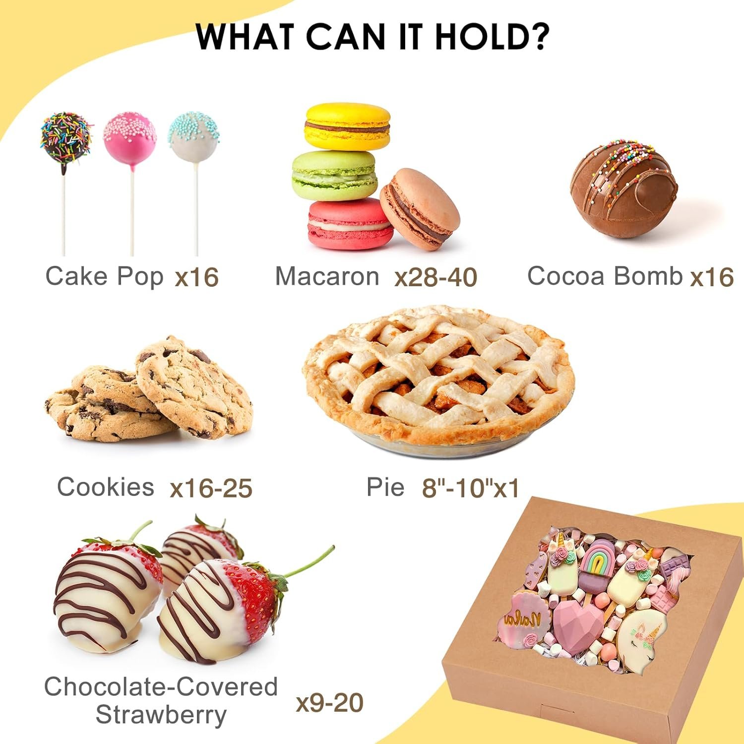 Boîte à tarte en papier en vrac, 30 pièces, 10x10x2,5, avec fenêtre, boîte à pâtisserie auto-dépliable, logo personnalisé pour desserts, fournitures pour pâtisseries, fournisseur de boîtes pour donuts et muffins. Boîte à tarte en papier en vrac, 30 pièces, 10x10x2,5, avec fenêtre, boîte à pâtisserie auto-dépliable, logo personnalisé pour desserts, fournitures pour pâtisseries, fournisseur de boîtes pour donuts et muffins.