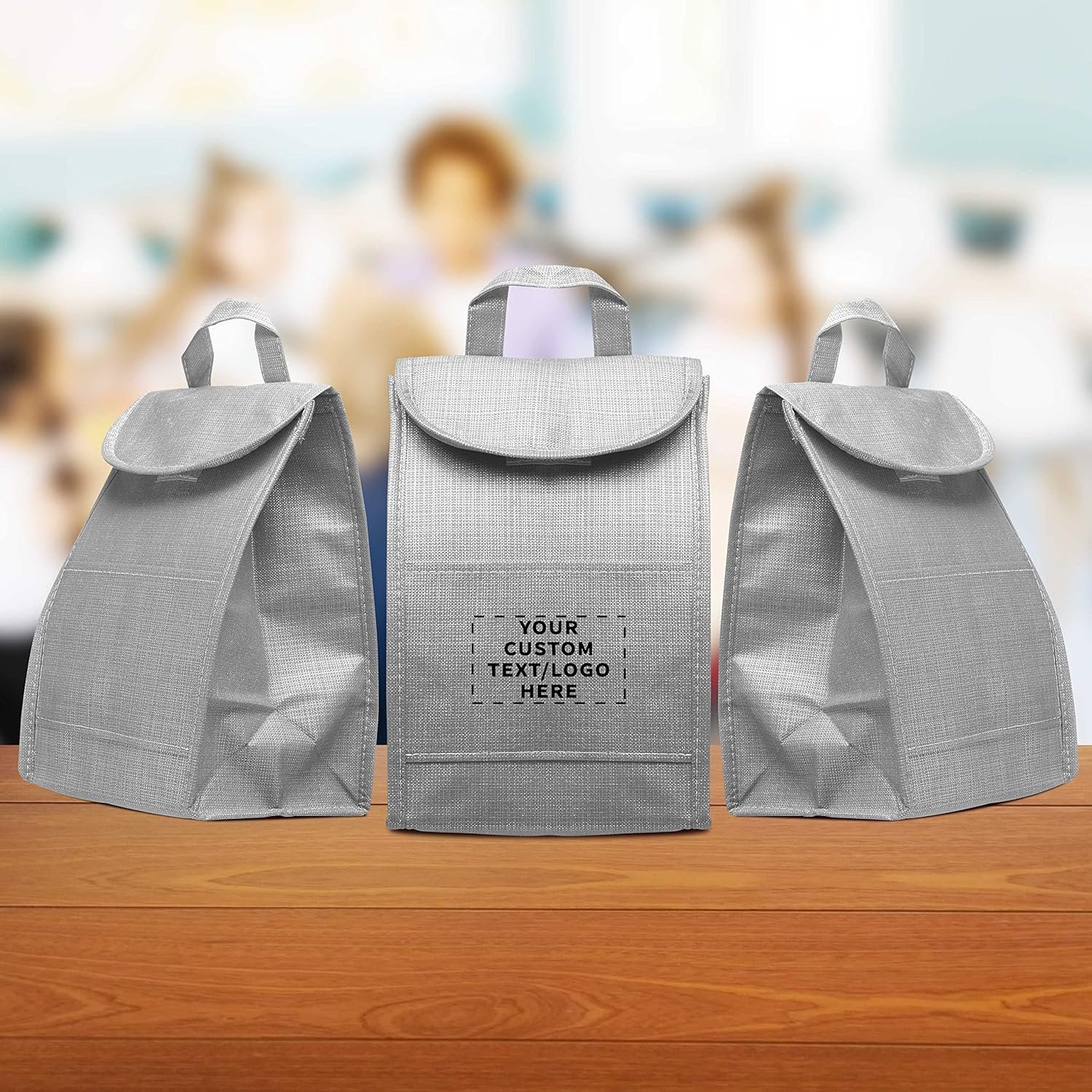 Grossiste Sac à Lunch Isolé Personnalisé avec Brillance, Pack de 12 - Fabricant de Contenants de Repas, Idéal pour le Travail, le Camping et Événements Extérieurs - OEM, Blanc Grossiste Sac à Lunch Isolé Personnalisé avec Brillance, Pack de 12 - Fabricant de Contenants de Repas, Idéal pour le Travail, le Camping et Événements Extérieurs - OEM, Blanc