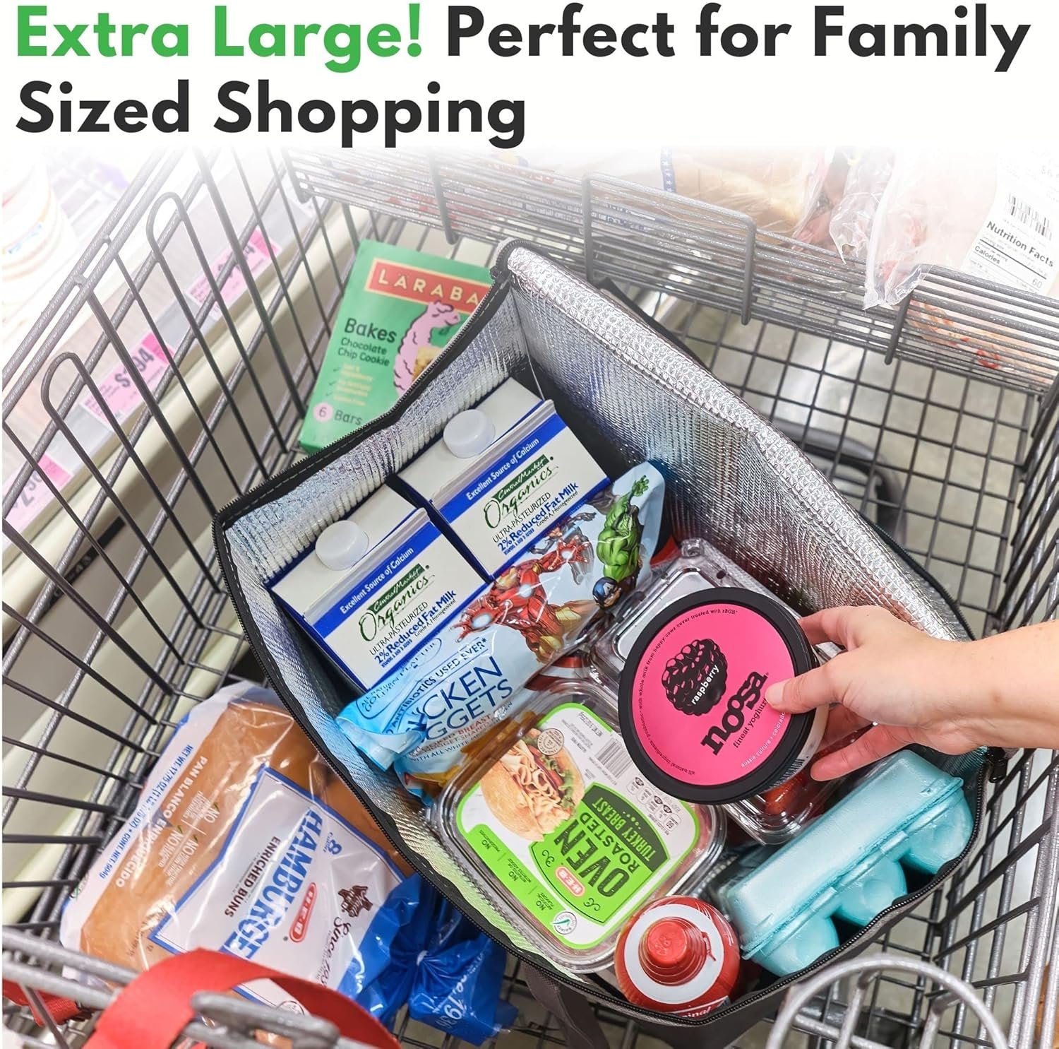 Grossiste Sacs de Courses Isolés Réutilisables XL (2-Pack) - Fournisseur de Sacs de Glace Premium avec Insert Dur pour Tenir Debout, Lavable, OEM Grossiste Sacs de Courses Isolés Réutilisables XL (2-Pack) - Fournisseur de Sacs de Glace Premium avec Insert Dur pour Tenir Debout, Lavable, OEM