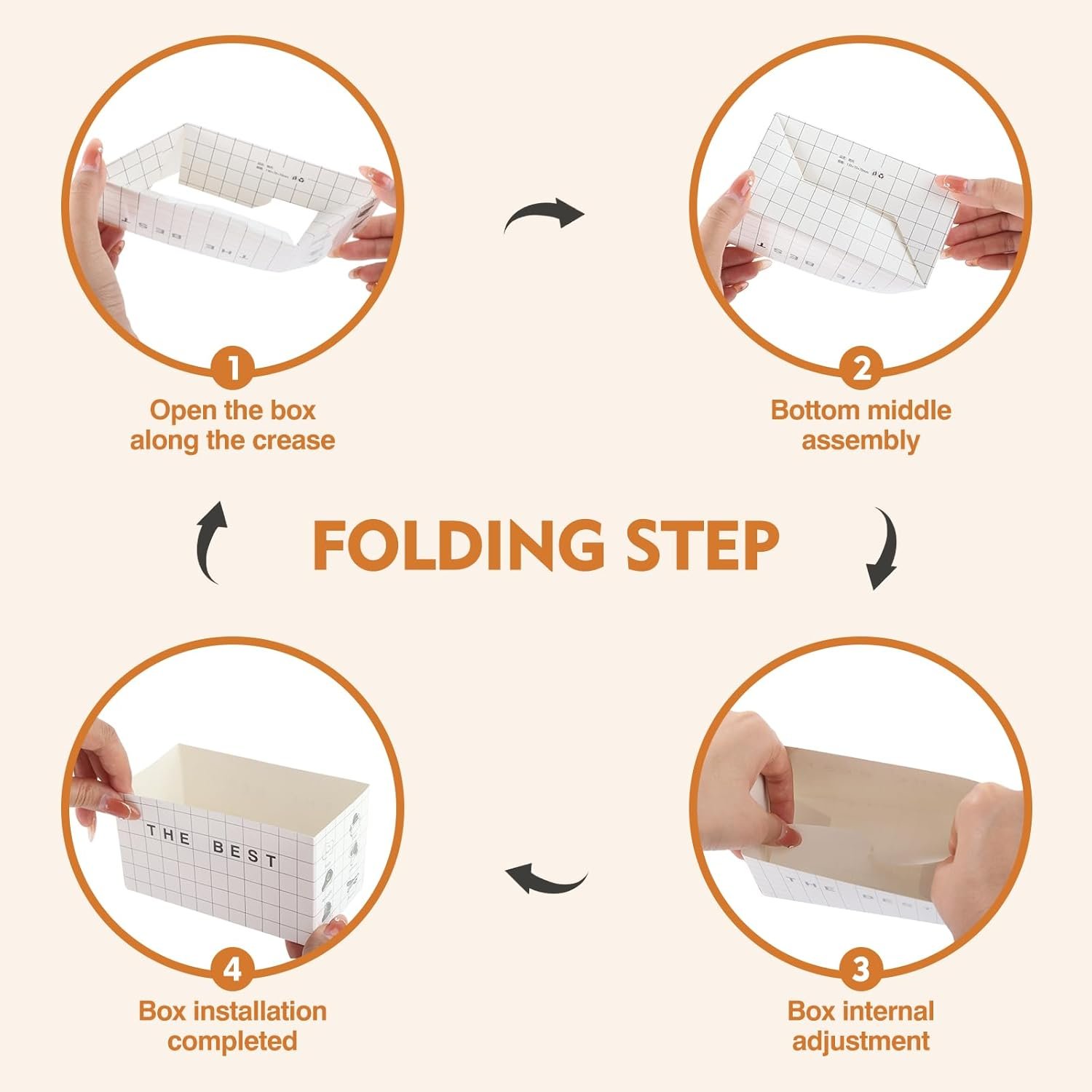 Boîtes à emporter en papier 100 unités, grossiste en emballages alimentaires, contenant des sandwichs, donuts, et burgers, logo personnalisé, fabriquées par un fournisseur.