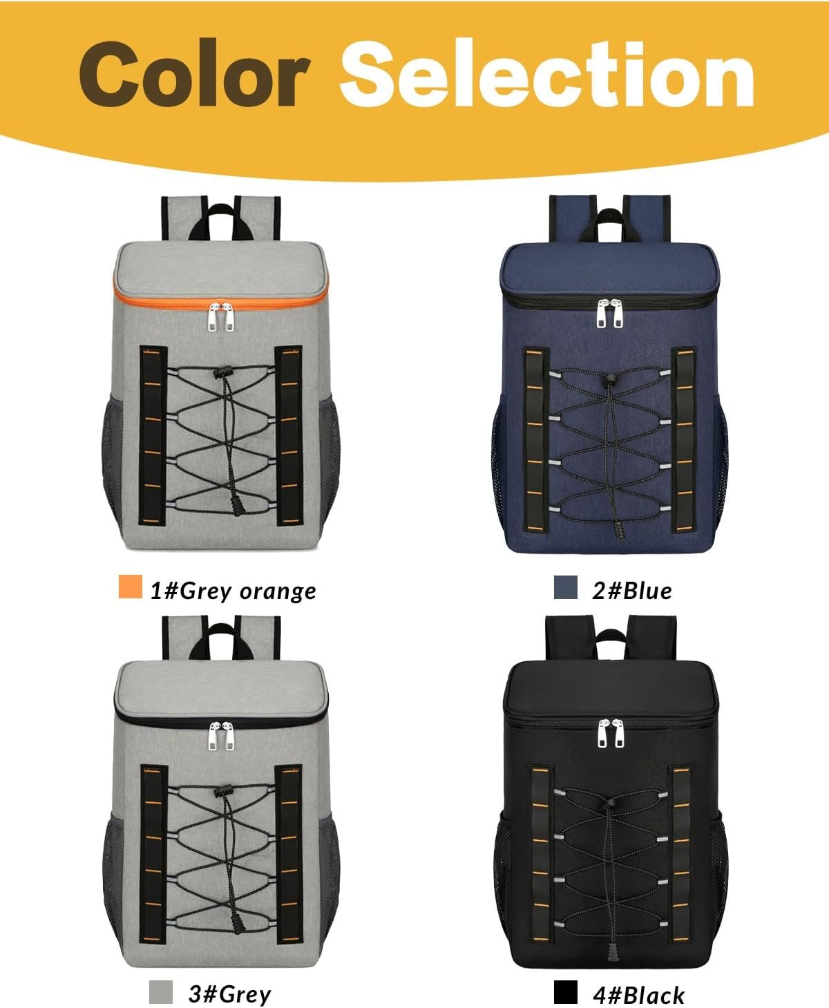 Grossiste Sac Isotherme Personnalisé 40 Canettes avec Texte, Compartiments Étanches, Cadeau Sur Mesure pour Témoin, Fabricant de Sac à Dos Portatif 23L pour Été.