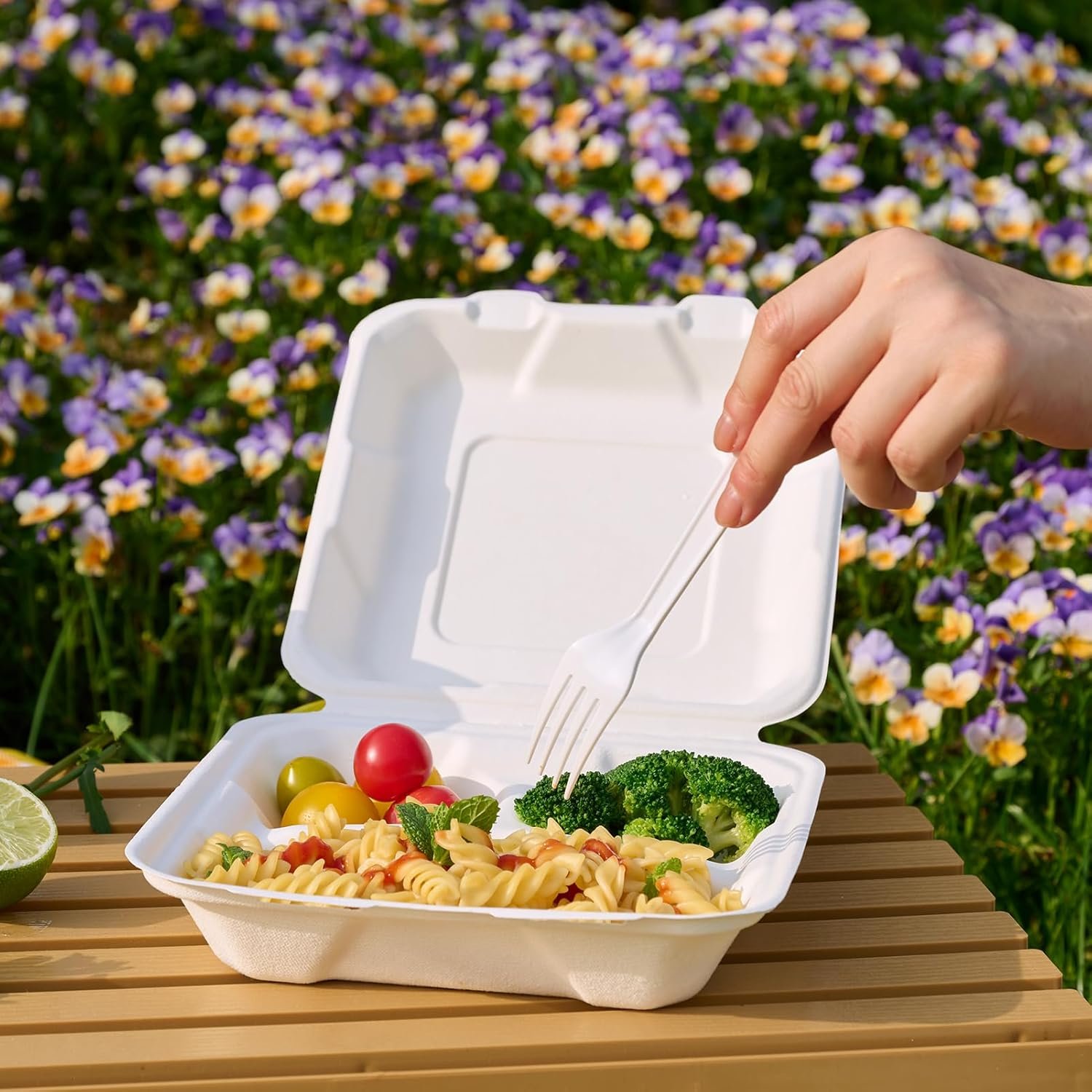 Grossiste en conteneurs alimentaires jetables à emporter 8 x 8