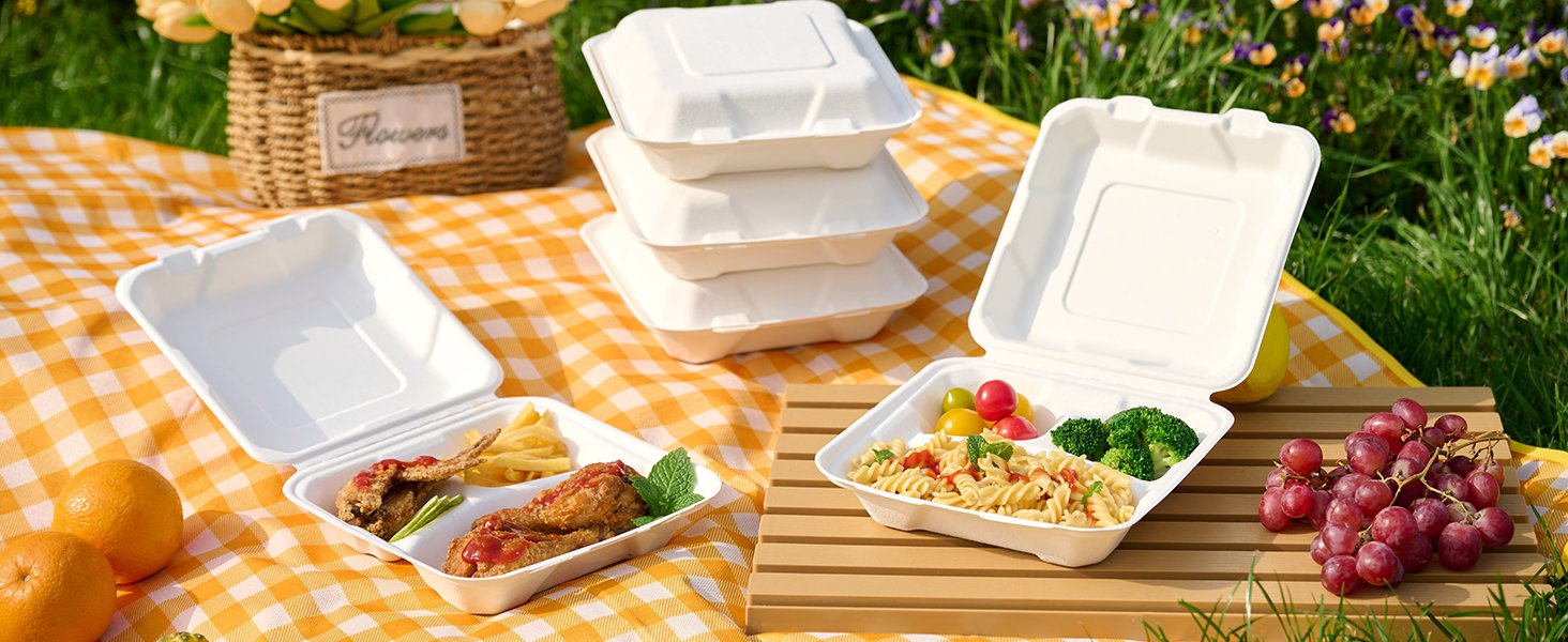 Grossiste en conteneurs alimentaires jetables à emporter 8 x 8