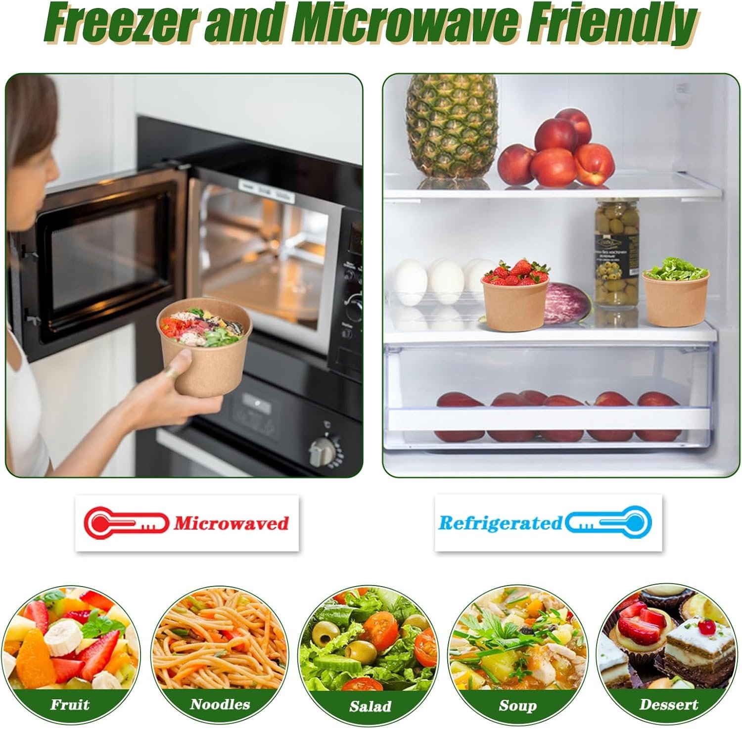 Grossiste en contenants alimentaires, 8 oz, bols en papier kraft pour soupes avec couvercles évincés, nocifs pour le micro-ondes et le congélateur, vente en gros de récipients à emporter pour soupes chaudes et glaces, logo personnalisé (100 pièces - kraft, 8 oz) Grossiste en contenants alimentaires, 8 oz, bols en papier kraft pour soupes avec couvercles évincés, nocifs pour le micro-ondes et le congélateur, vente en gros de récipients à emporter pour soupes chaudes et glaces, logo personnalisé (100 pièces - kraft, 8 oz)