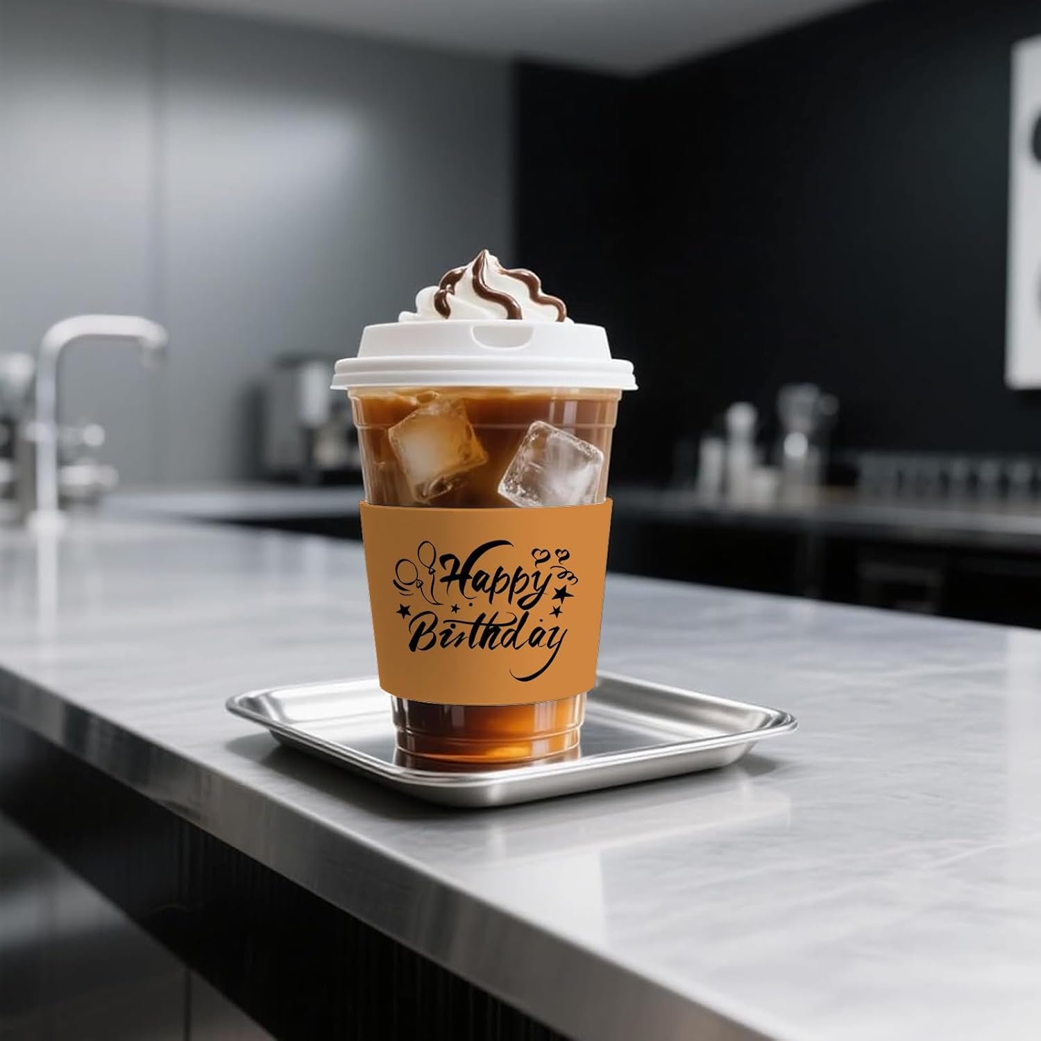 Grossiste en Vrac de Manchons à Café Personnalisés 10-1000PCS avec Logo Personnalisé, Fournisseur de Manchons en Papier Jetables pour Événements, Cadeaux, Mariages, Anniversaires, Engagement 30PCS