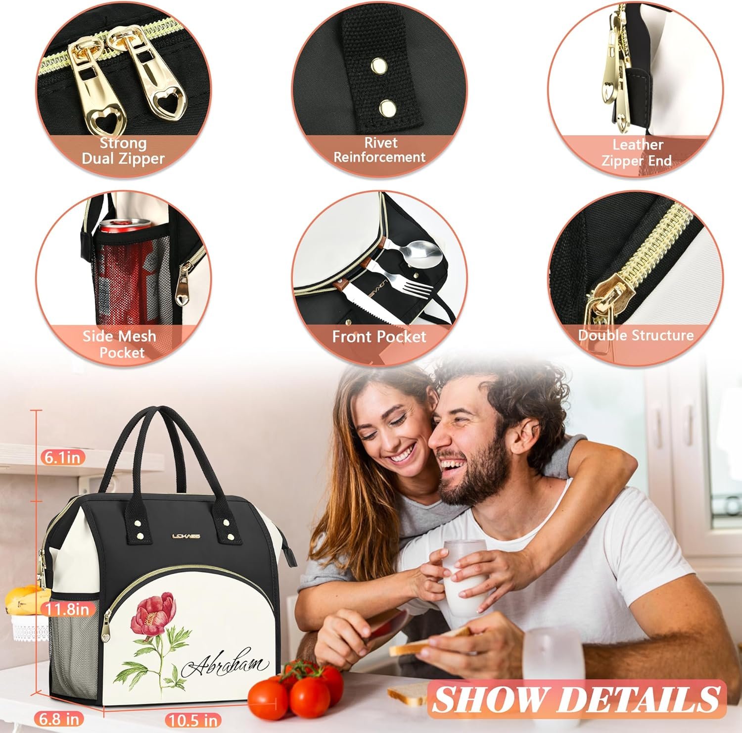 Lunch Box Personnalisée avec Logo, Sac Isotherme Reusable pour Adultes avec Nom et Fleurs de Naissance, Grossiste en Vente en Gros, Sac de Récipient Étanche pour Travail, Pique-Nique et Voyage. Lunch Box Personnalisée avec Logo, Sac Isotherme Reusable pour Adultes avec Nom et Fleurs de Naissance, Grossiste en Vente en Gros, Sac de Récipient Étanche pour Travail, Pique-Nique et Voyage.