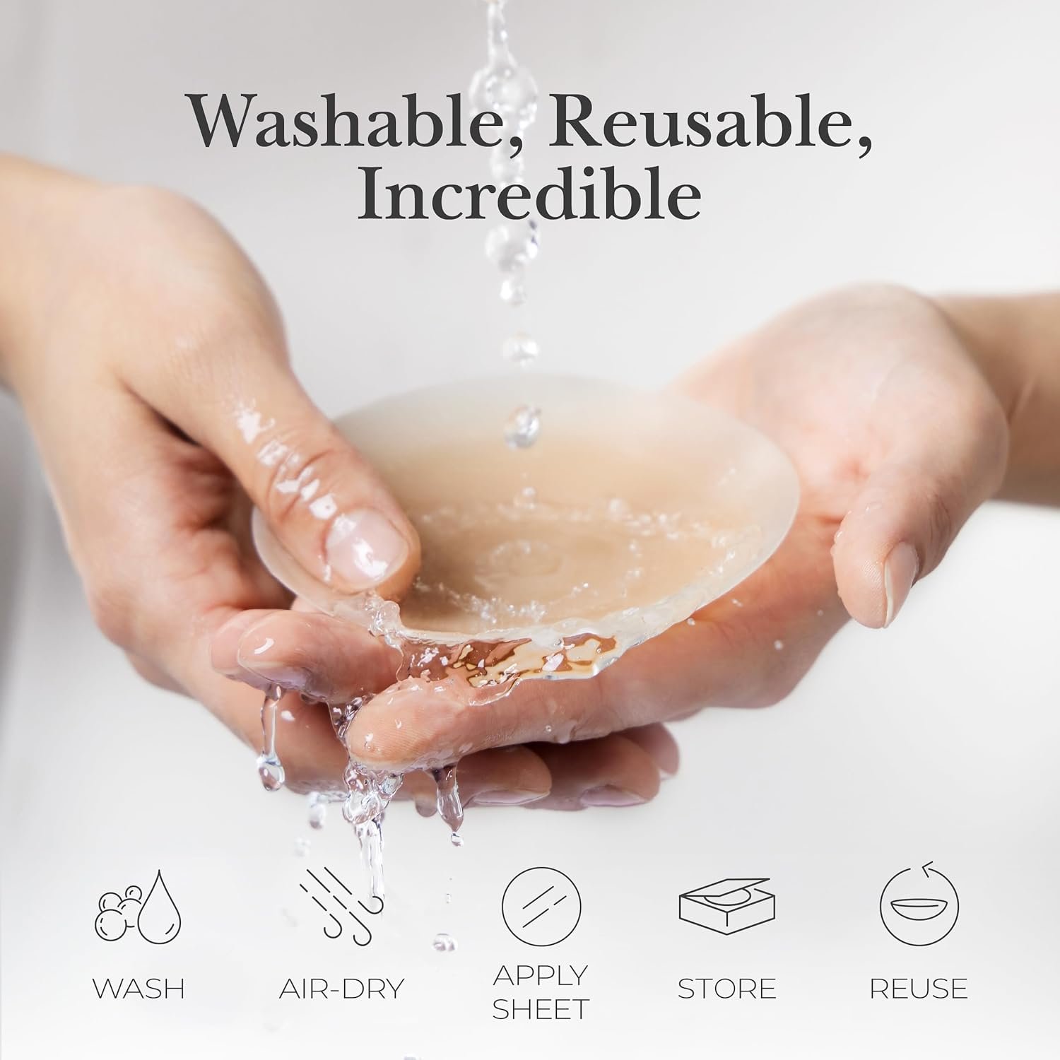 Grossiste pasties en silicone réutilisables pour femmes - Covers de mamelons adhésifs avec étui de voyage - Marque blanche en style original ou lift disponible