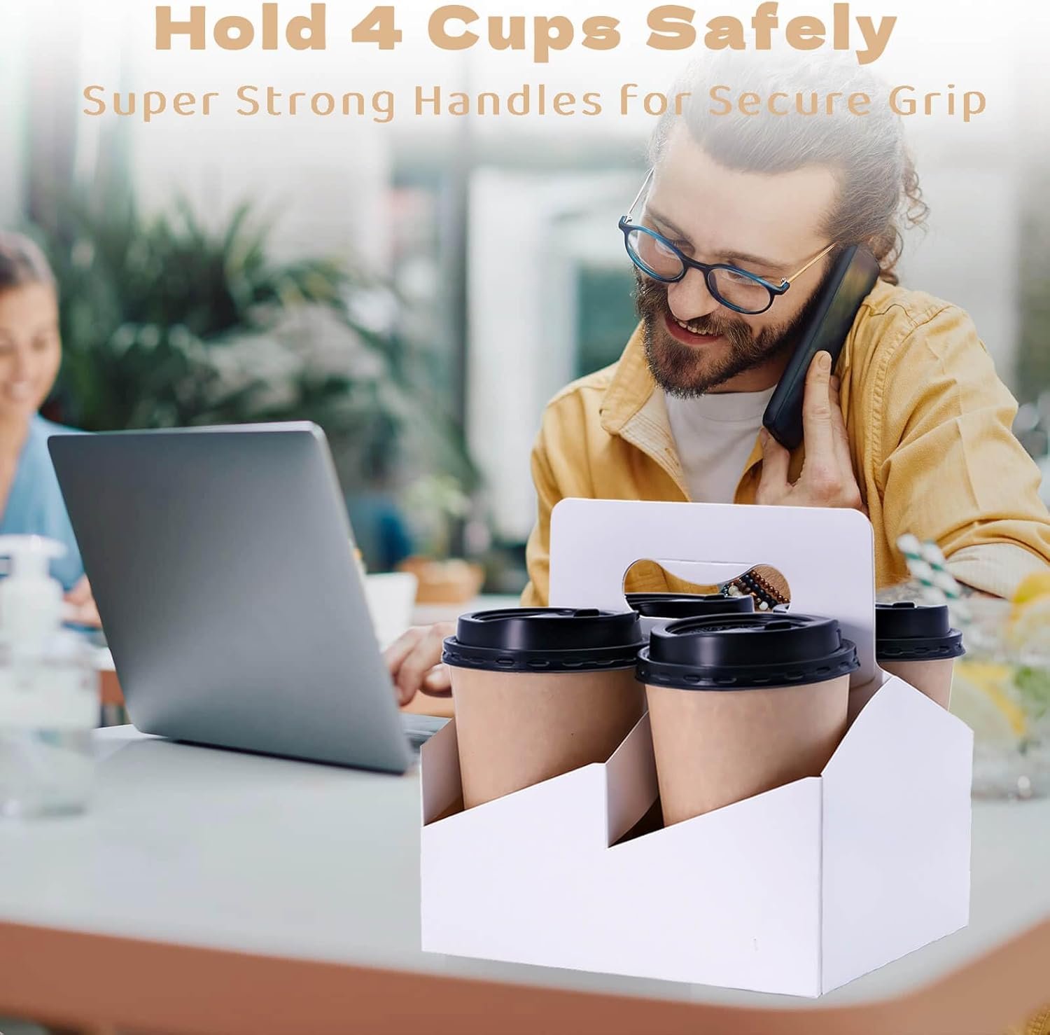 Grossiste porte-gobelet en papier kraft pour 2 tasses avec poignée, support de café de 12 à 32 oz, livraison de boissons à emporter, 15 unités, OEM, sans tasses, fabricant de solutions professionnelles. Grossiste porte-gobelet en papier kraft pour 2 tasses avec poignée, support de café de 12 à 32 oz, livraison de boissons à emporter, 15 unités, OEM, sans tasses, fabricant de solutions professionnelles.