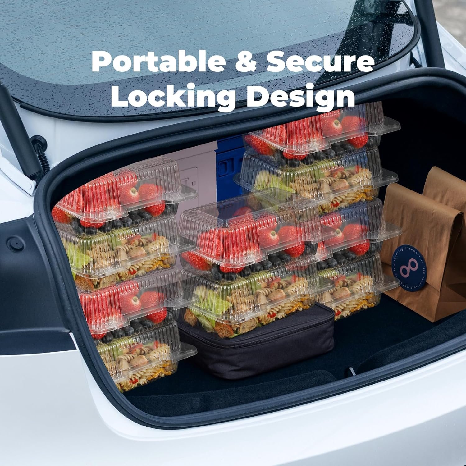 Grossiste Conteneurs en Plastique Clamshell 25 Pack 9” x 5.5” x 3.6” Idéal pour Pâtisserie Fruits Sandwiches, Logo Personnalisé, Fabricant Fournisseur Vente en Gros Grossiste Conteneurs en Plastique Clamshell 25 Pack 9” x 5.5” x 3.6” Idéal pour Pâtisserie Fruits Sandwiches, Logo Personnalisé, Fabricant Fournisseur Vente en Gros