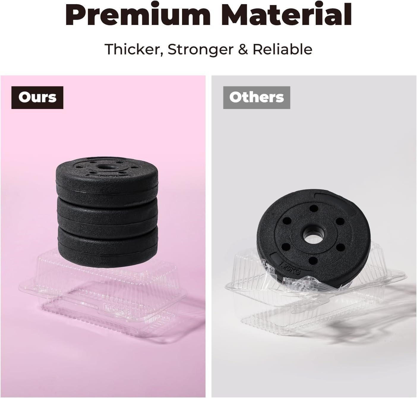 Grossiste Conteneurs en Plastique Clamshell 25 Pack 9” x 5.5” x 3.6” Idéal pour Pâtisserie Fruits Sandwiches, Logo Personnalisé, Fabricant Fournisseur Vente en Gros Grossiste Conteneurs en Plastique Clamshell 25 Pack 9” x 5.5” x 3.6” Idéal pour Pâtisserie Fruits Sandwiches, Logo Personnalisé, Fabricant Fournisseur Vente en Gros