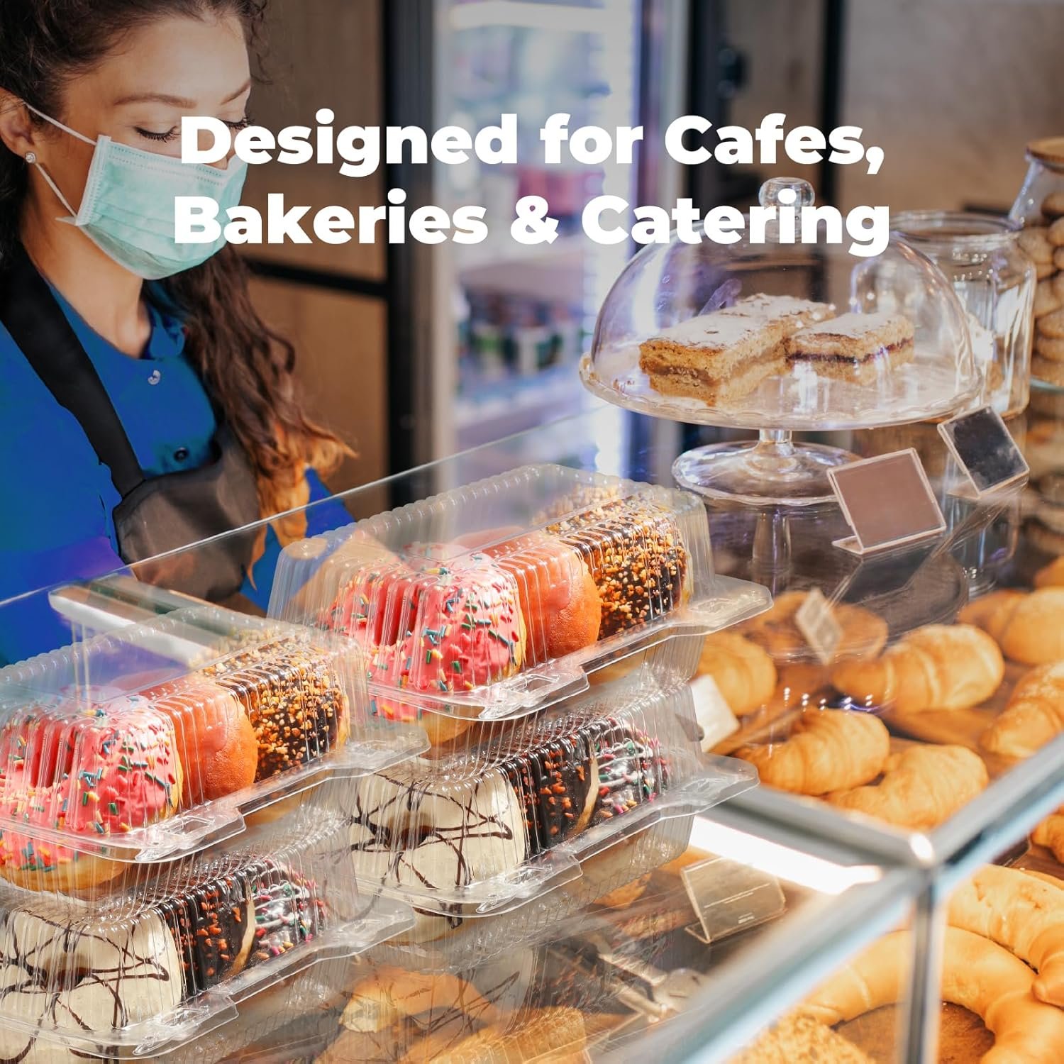 Grossiste Conteneurs en Plastique Clamshell 25 Pack 9” x 5.5” x 3.6” Idéal pour Pâtisserie Fruits Sandwiches, Logo Personnalisé, Fabricant Fournisseur Vente en Gros Grossiste Conteneurs en Plastique Clamshell 25 Pack 9” x 5.5” x 3.6” Idéal pour Pâtisserie Fruits Sandwiches, Logo Personnalisé, Fabricant Fournisseur Vente en Gros