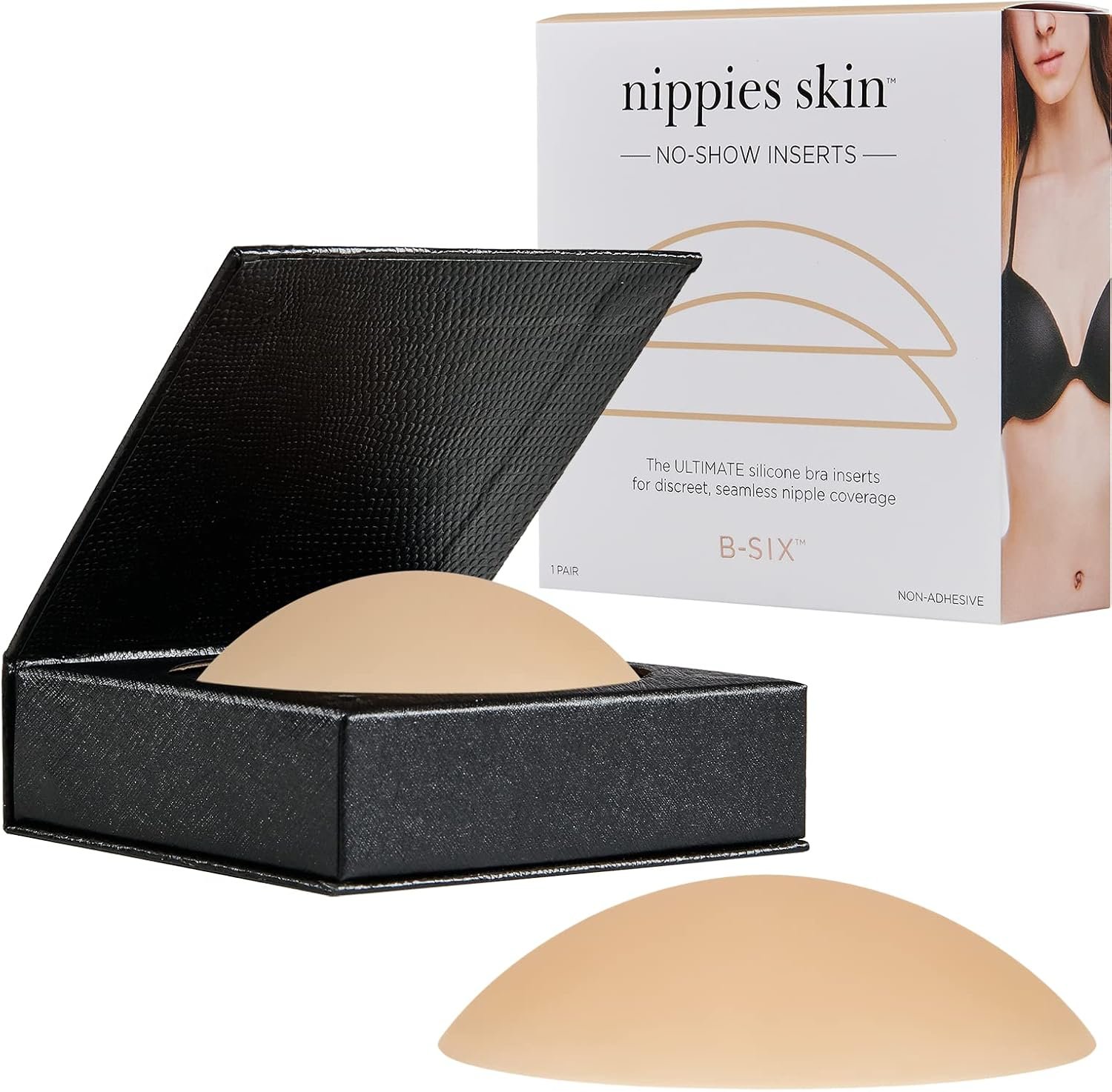 Grossiste Nippies Inserts en Silicone Réutilisables pour Femmes – Protection Non-Adhésive des Mamelons avec Boîte de Voyage - Fabricant de Solutions Esthétiques.